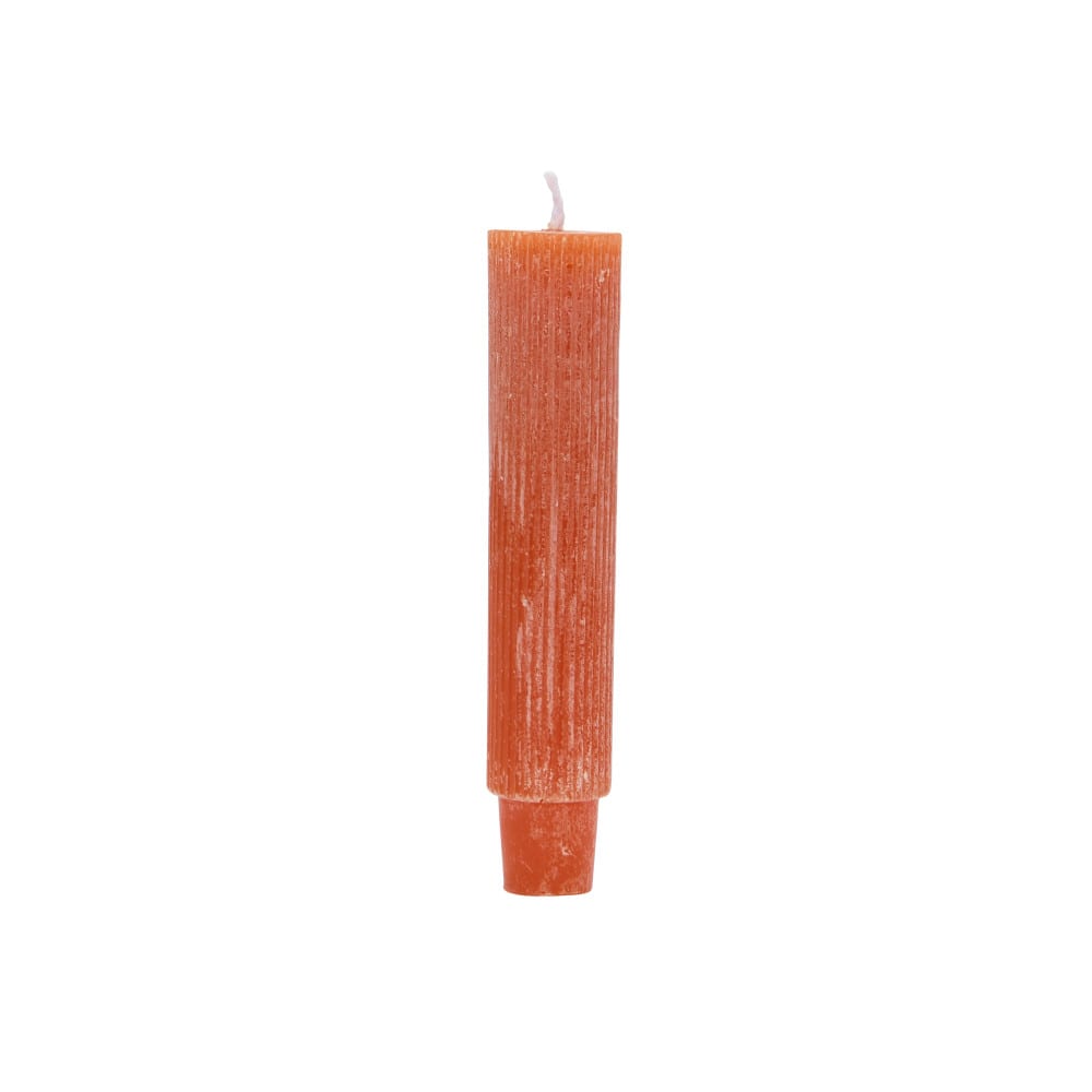 Hello Honey® 5" Spice Powder Finish Unscented Pleated Taper Candles In Box Set, 12ct.