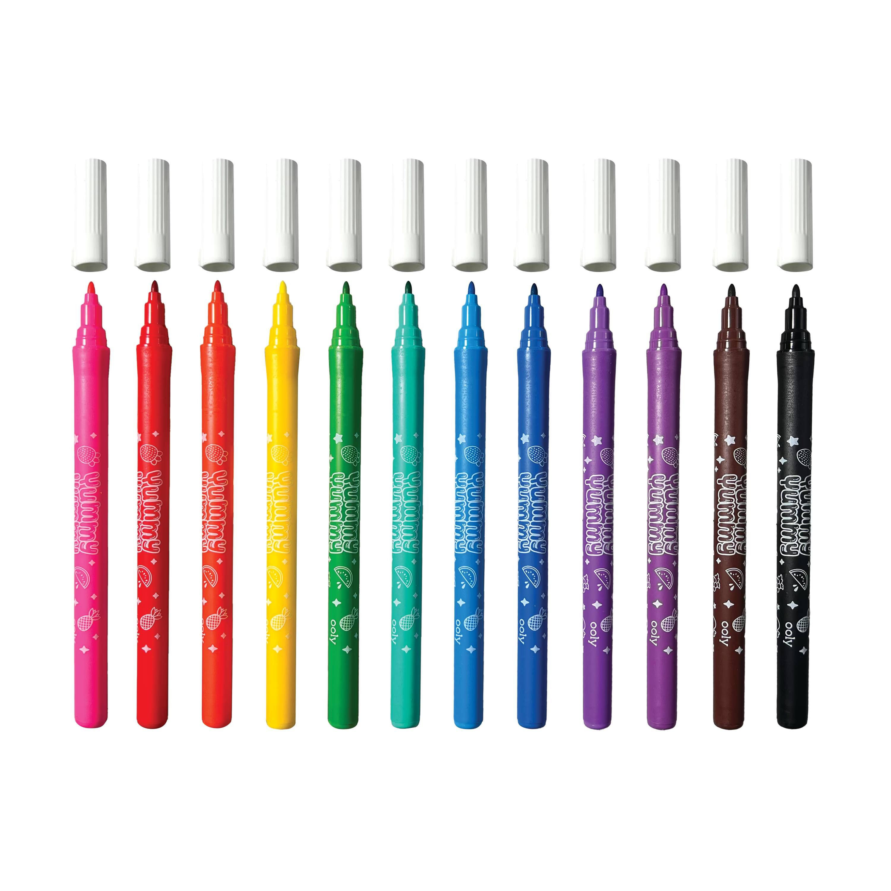 OOLY Yummy Yummy 12-Color Scented Marker Set