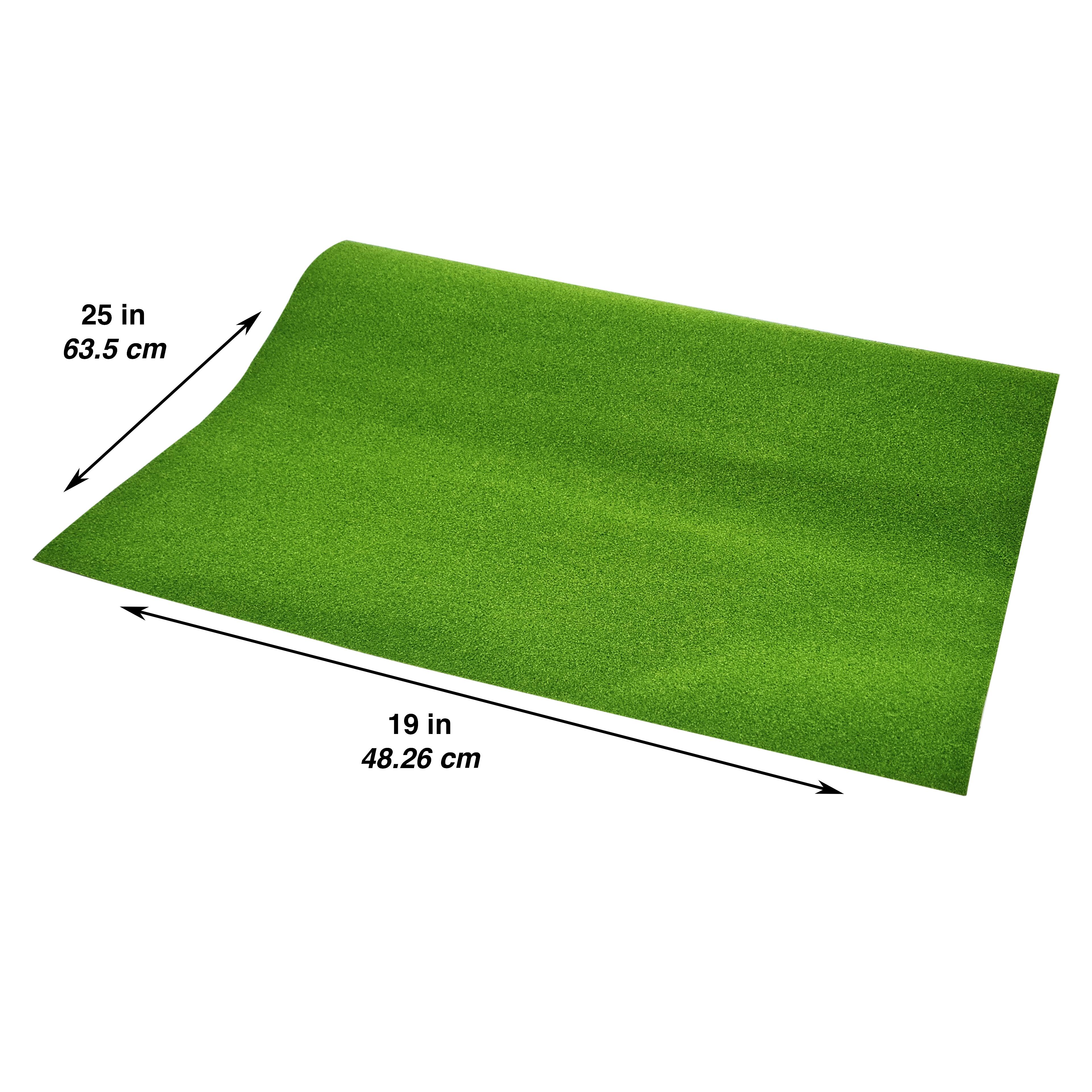 JTT Scenery Products Dark Green Z Scale Grass Mat, 19" x 25"