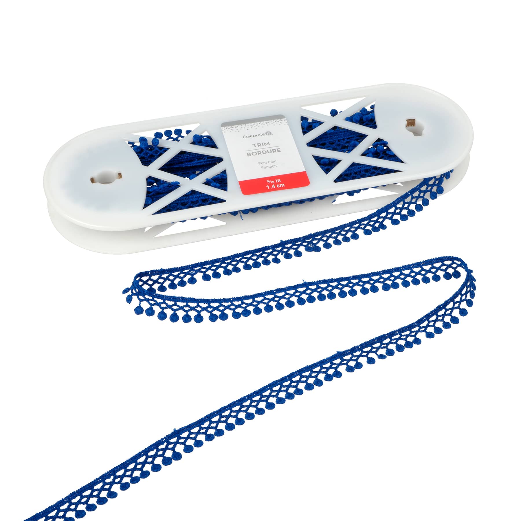 9/16" Pom Pom Lace Trim by Celebrate It