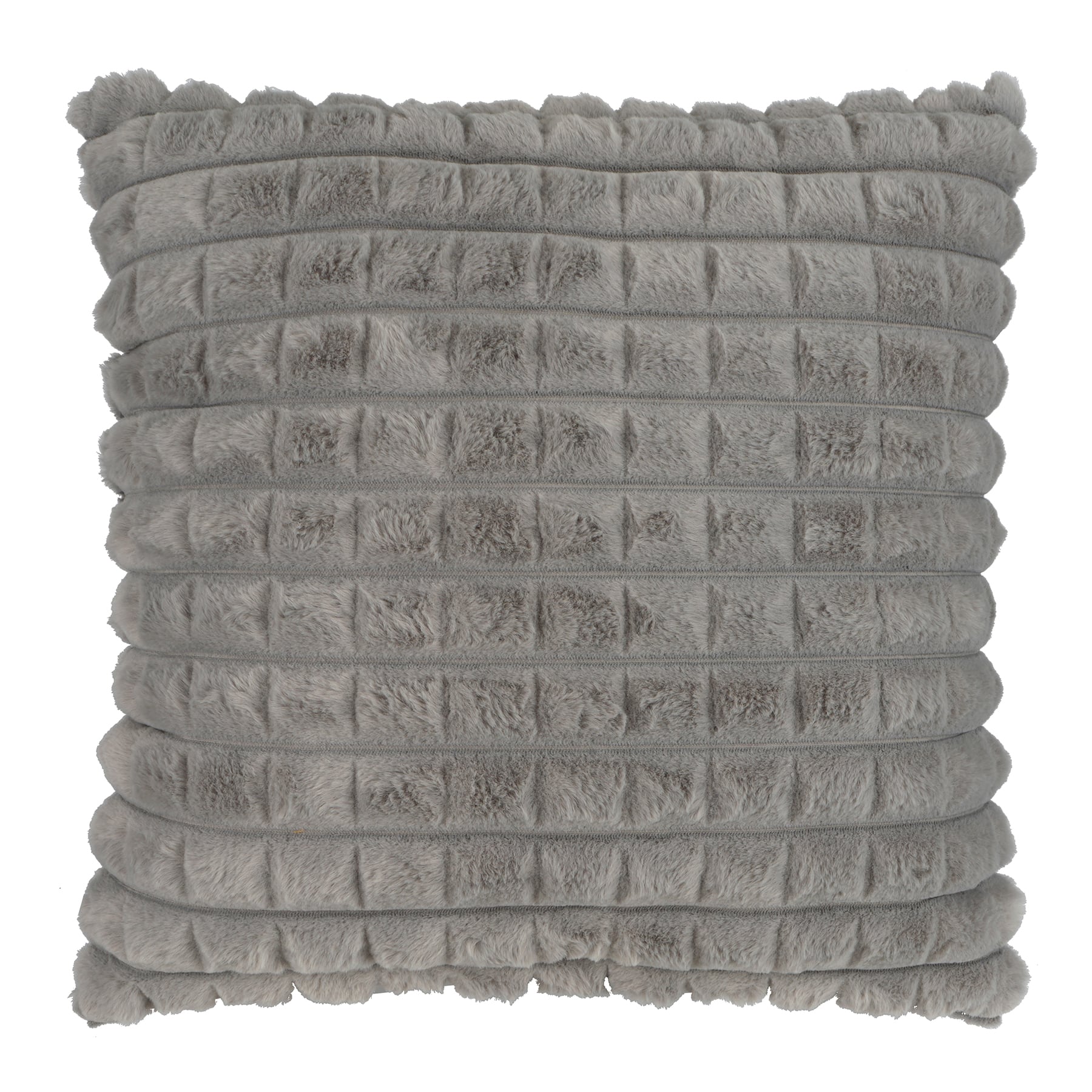 18&#x22; Grid Texture Powder Plush Accent Pillow by Ashland&#xAE;