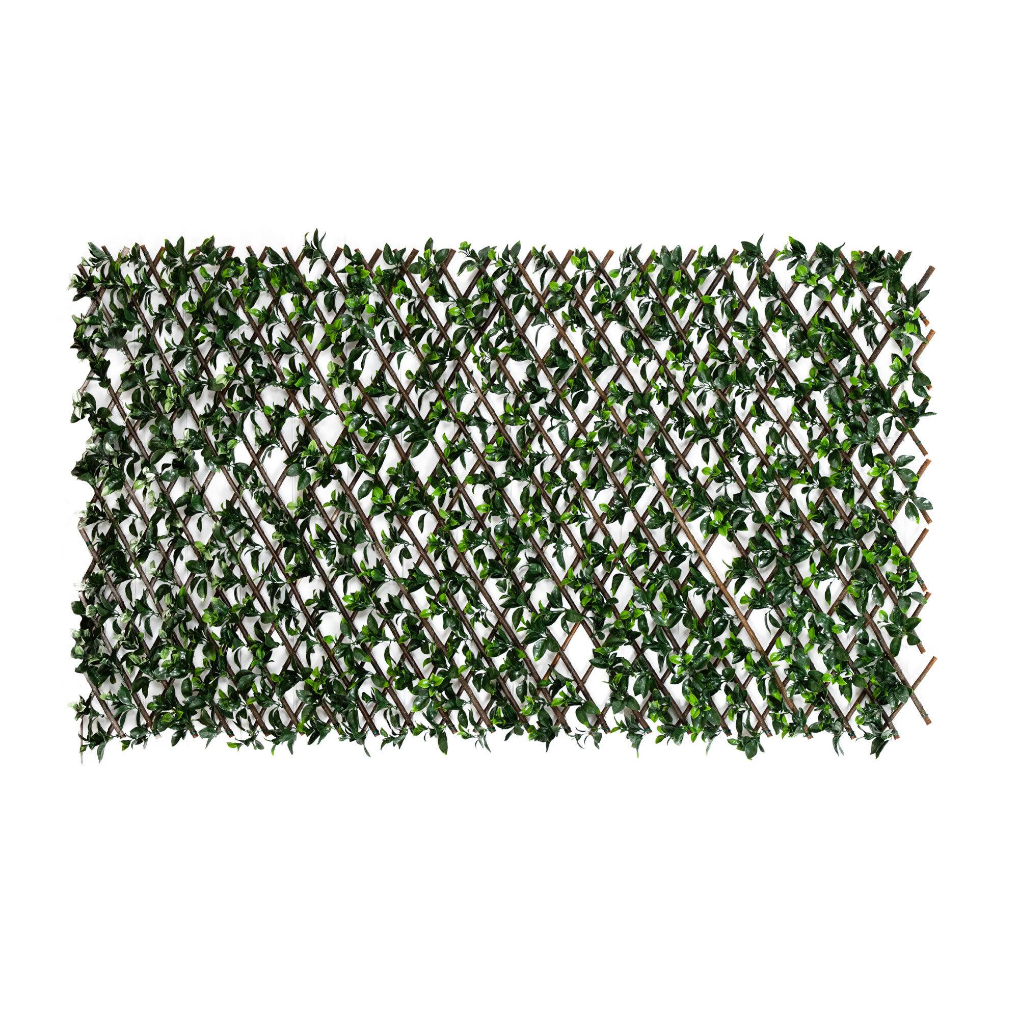 40" x 80" Artificial Gardenia Expandable Privacy Fence Screen