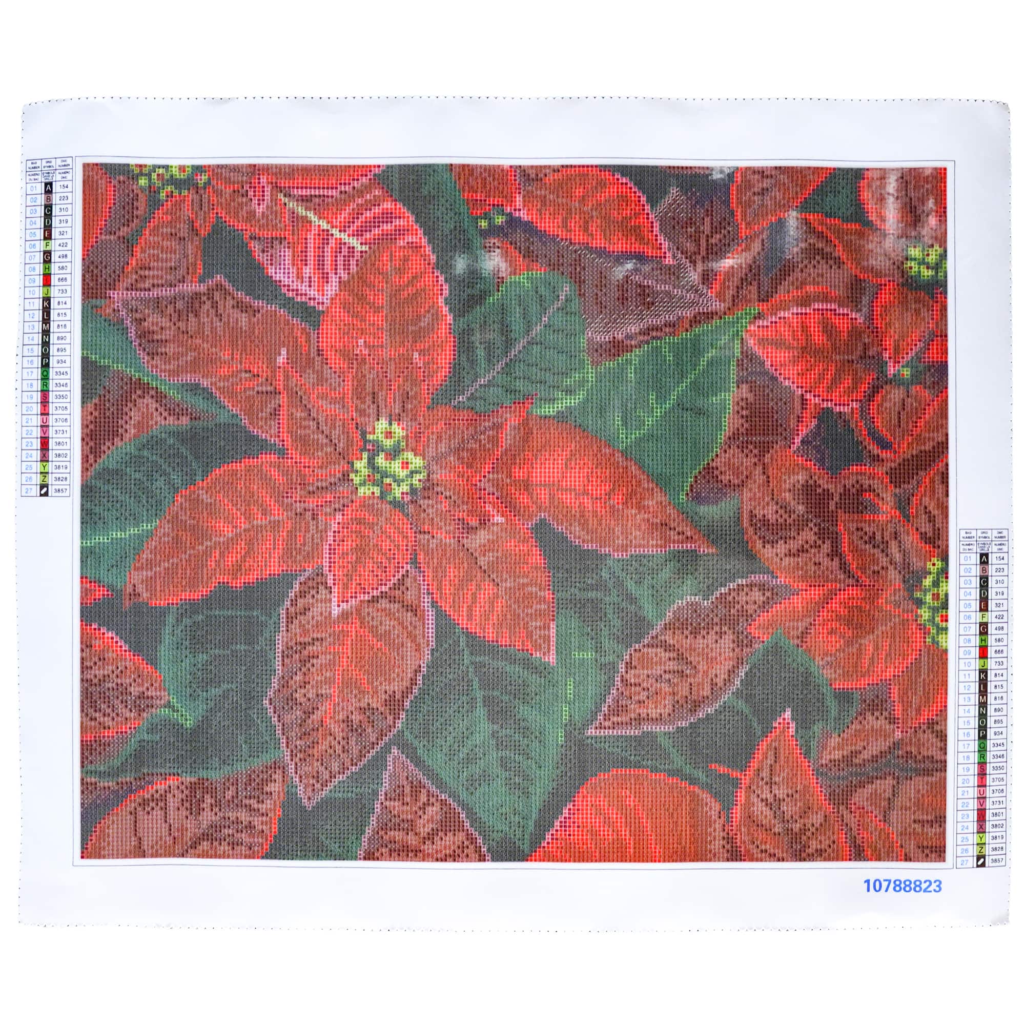 16" x 20" Poinsettia Diamond Art Kit by Make Market®