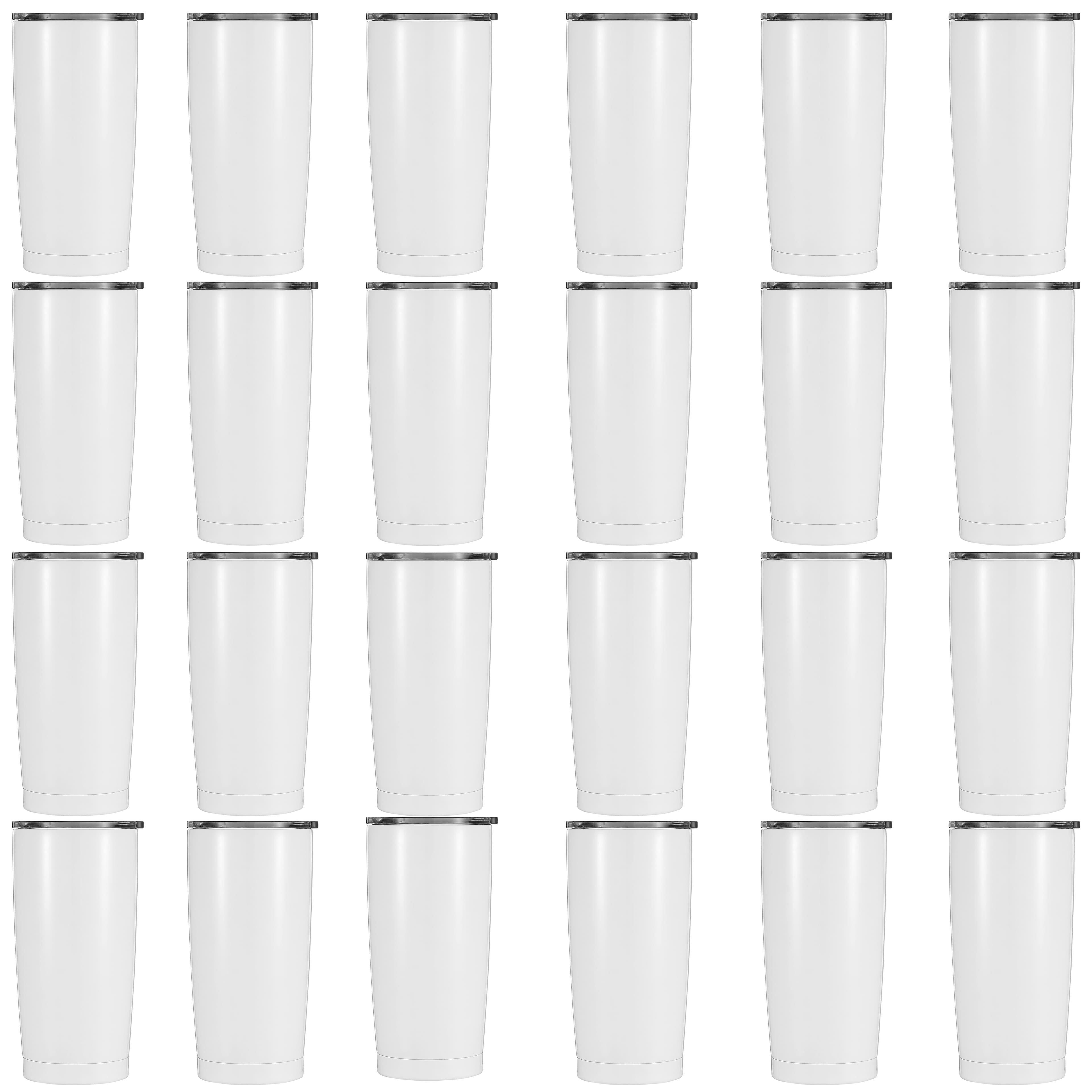 24 Pack: 18.5oz. Stainless Steel Sublimation Tumbler by Make