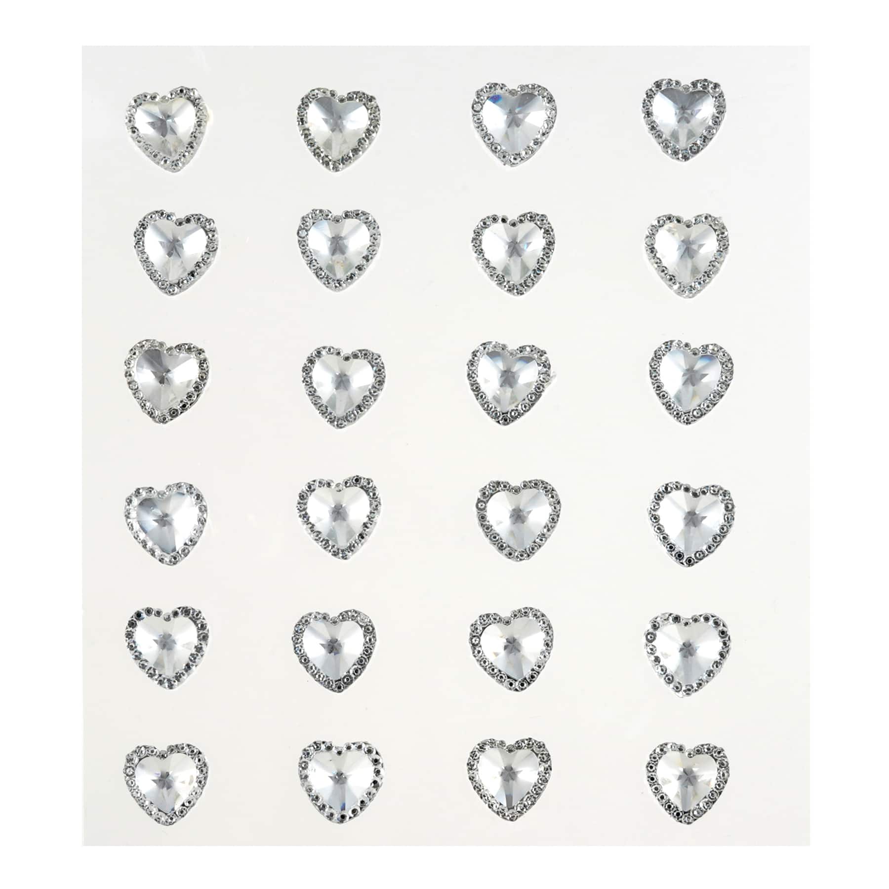 Clear Rhinestone Heart Stickers by Recollections™ | Michaels