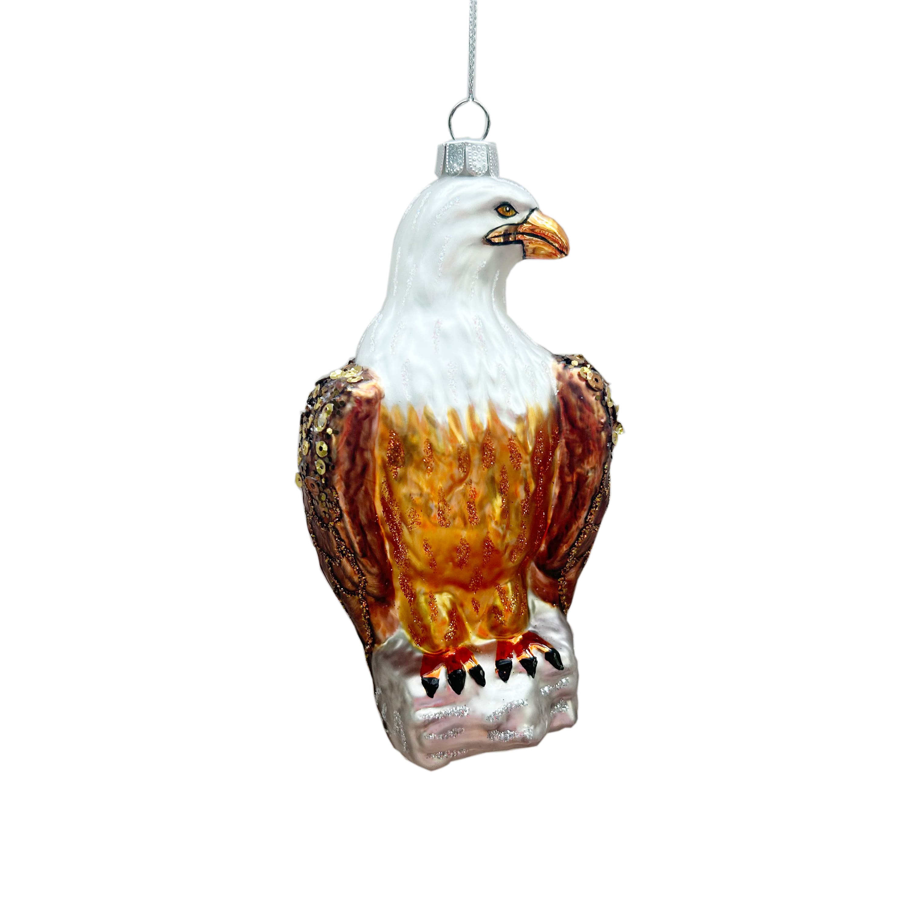 5&#x22; Eagle Glass Ornament by Ashland&#xAE;