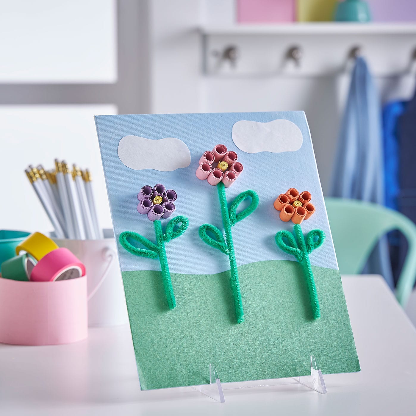 Rolled Paper Flower Art