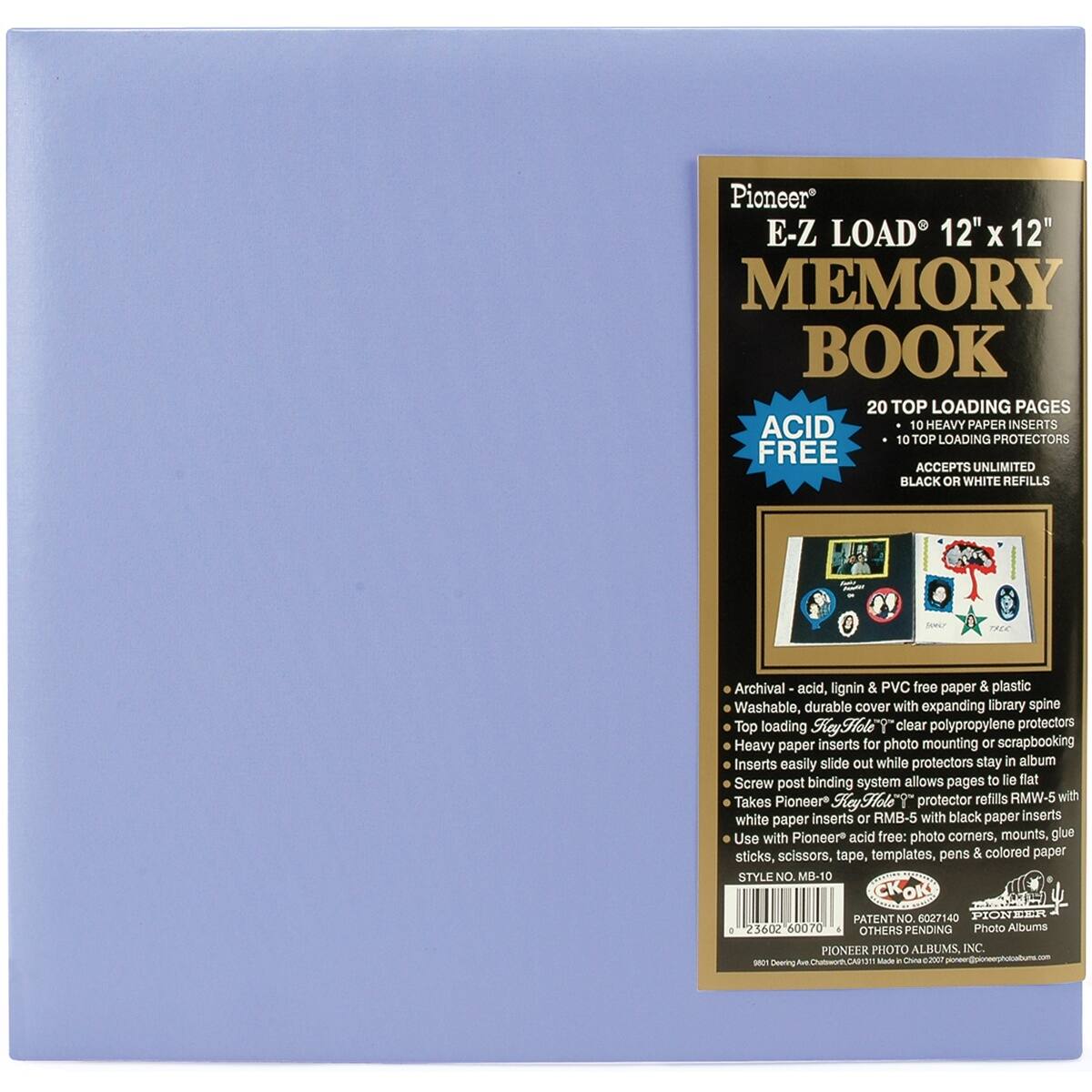 Pioneer® Leatherette Post Bound Album, 12" x 12"