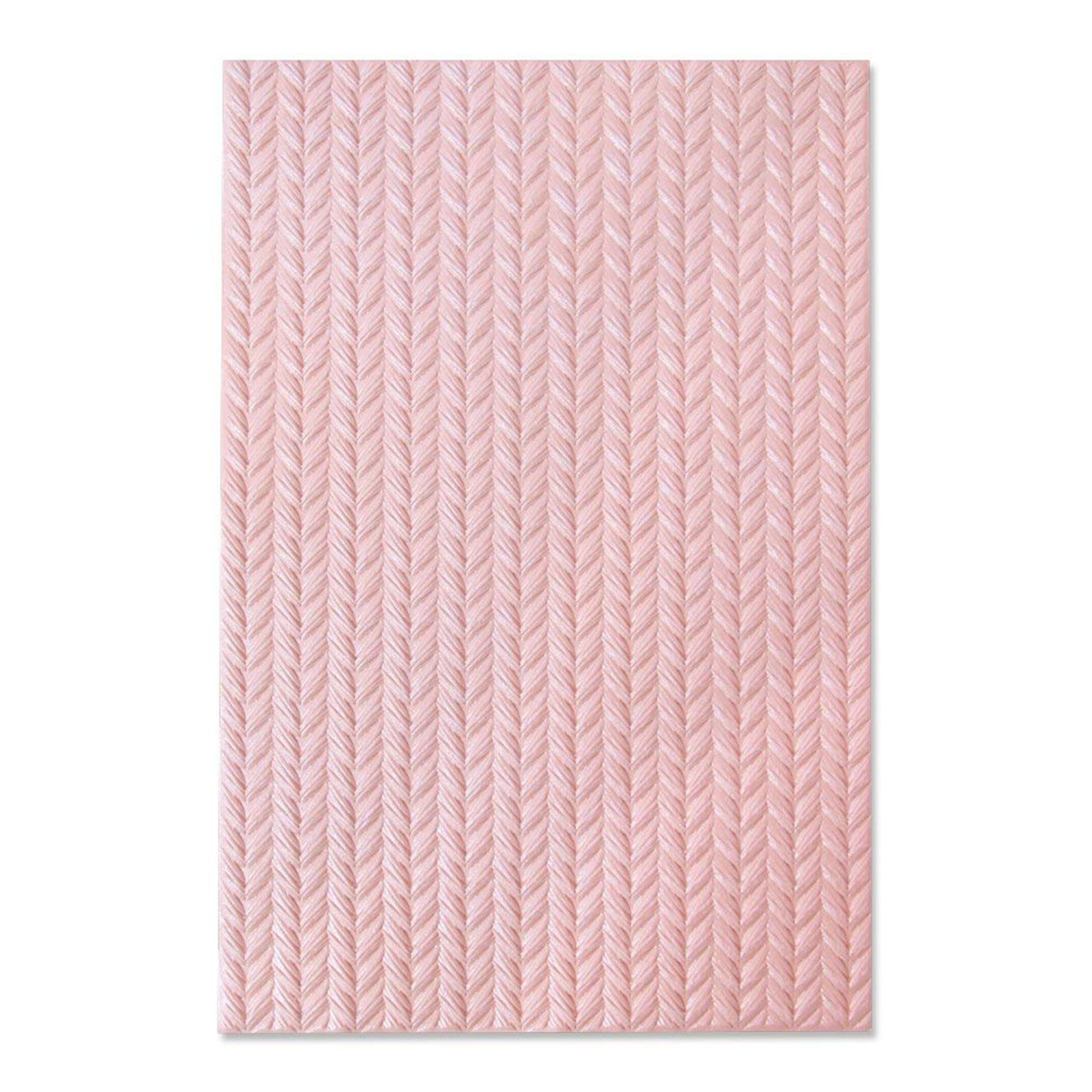 Sizzix® 3D Textured Impressions Knitted Embossing Folders by Jessica Scott | Michaels®