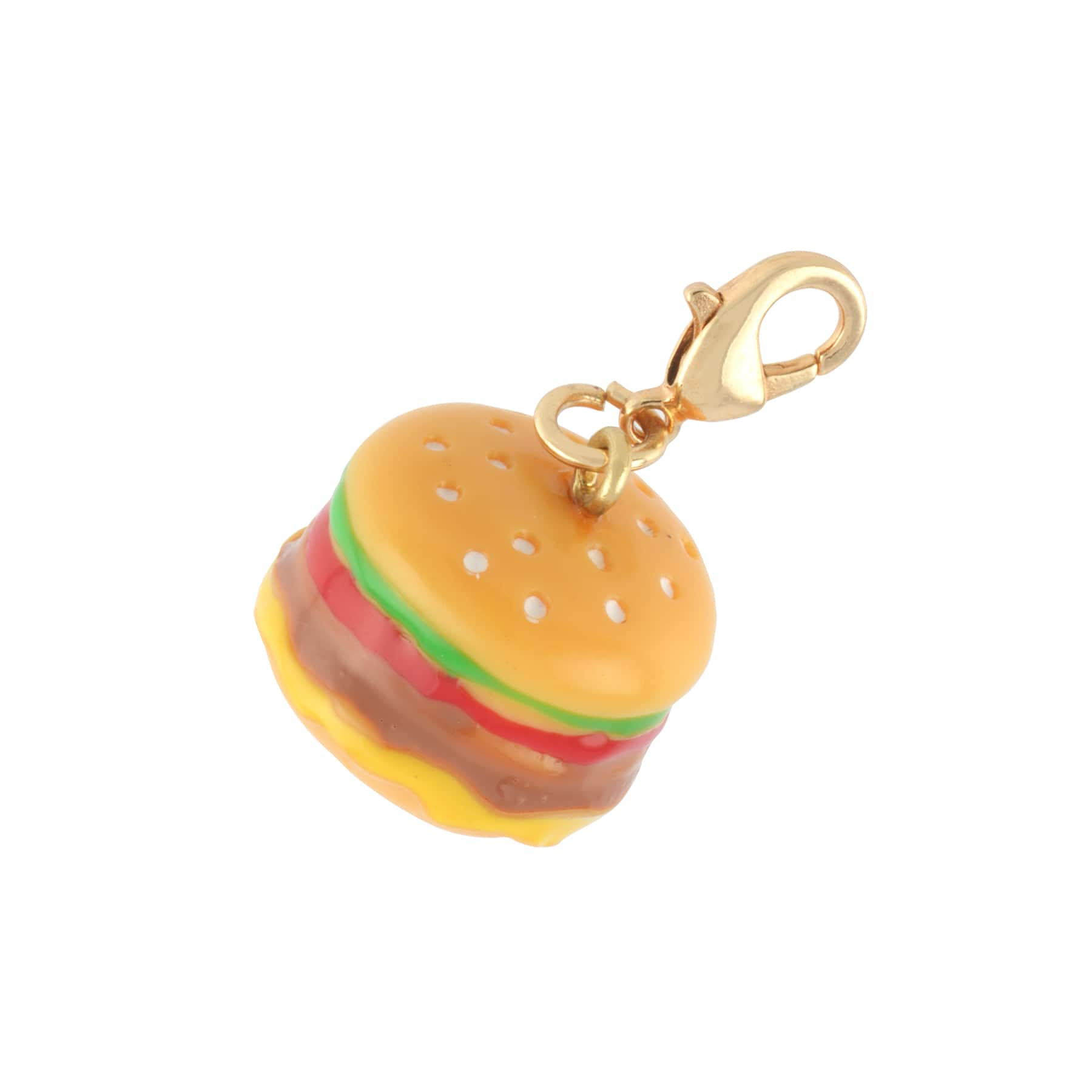 12 Pack: Burger Charm by Bead Landing&#x2122;