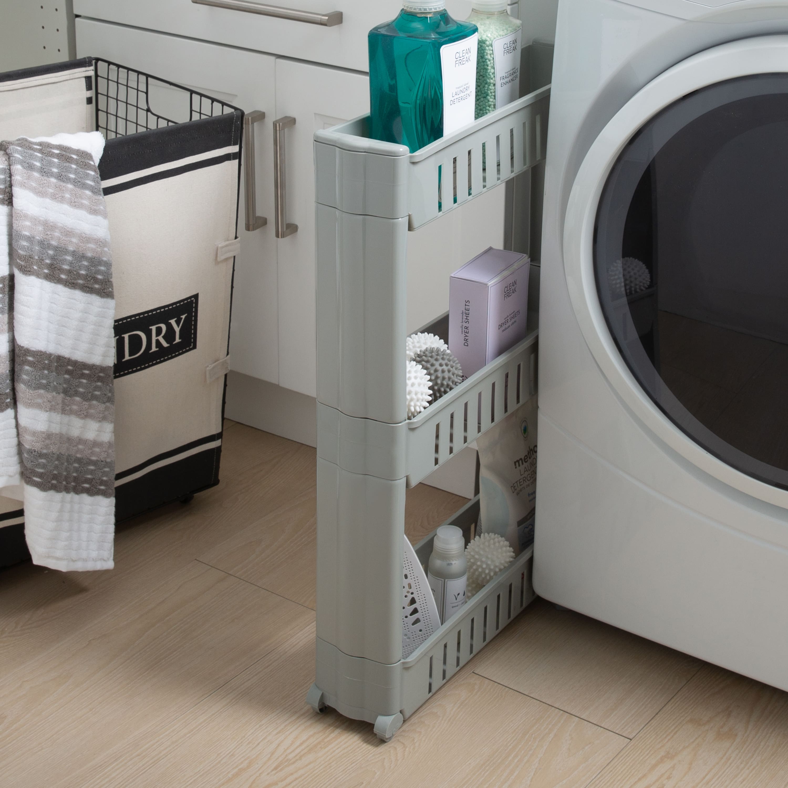 Simplify Gray 3 Tier Slim Slide Out Storage Cart Michaels simplify-gray-3-tier-slim-slide-out-storage-cart-michaels