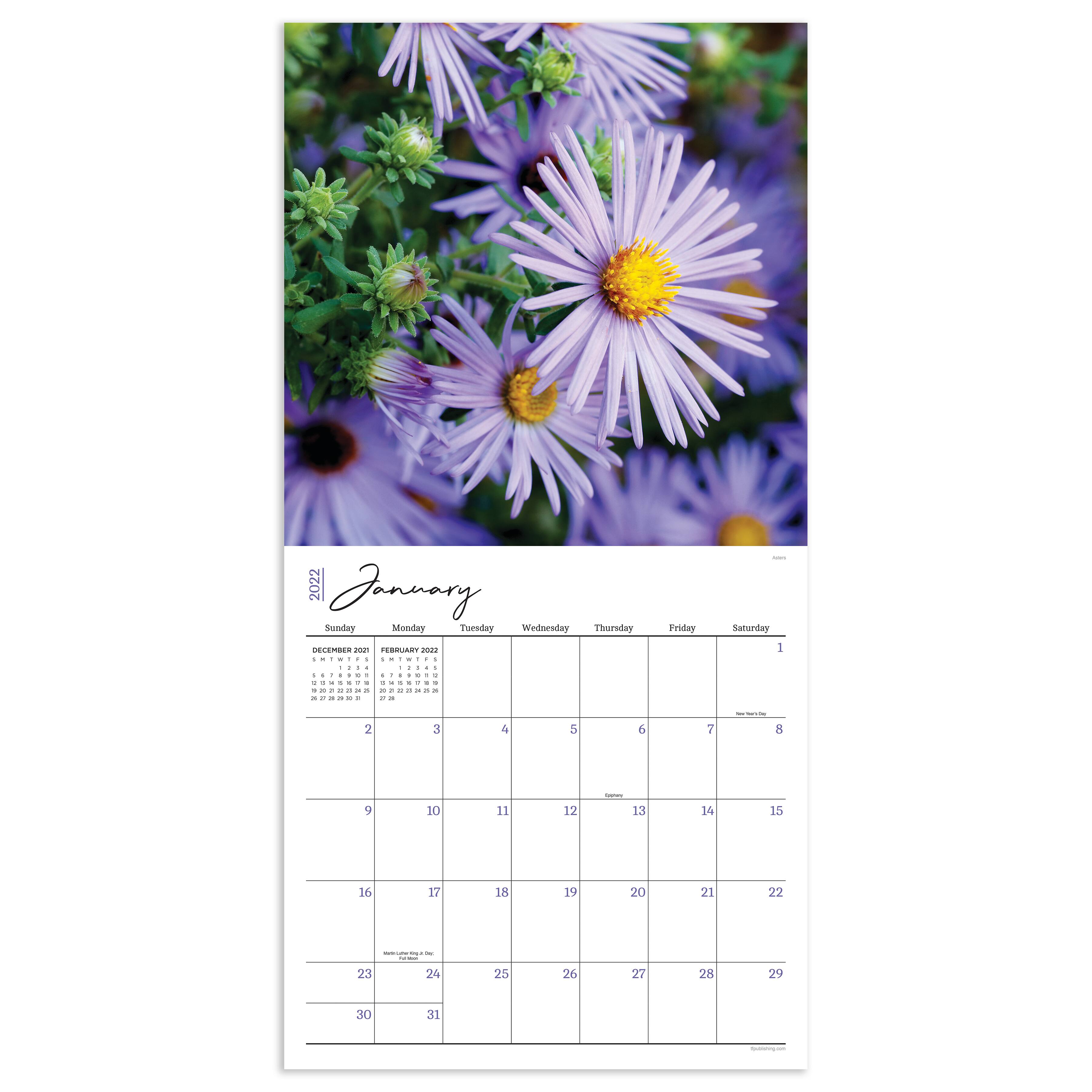 Tf Publishing 2022 Flowers Wall Calendar Michaels 2022 Flowers Calendar Tf Publishing