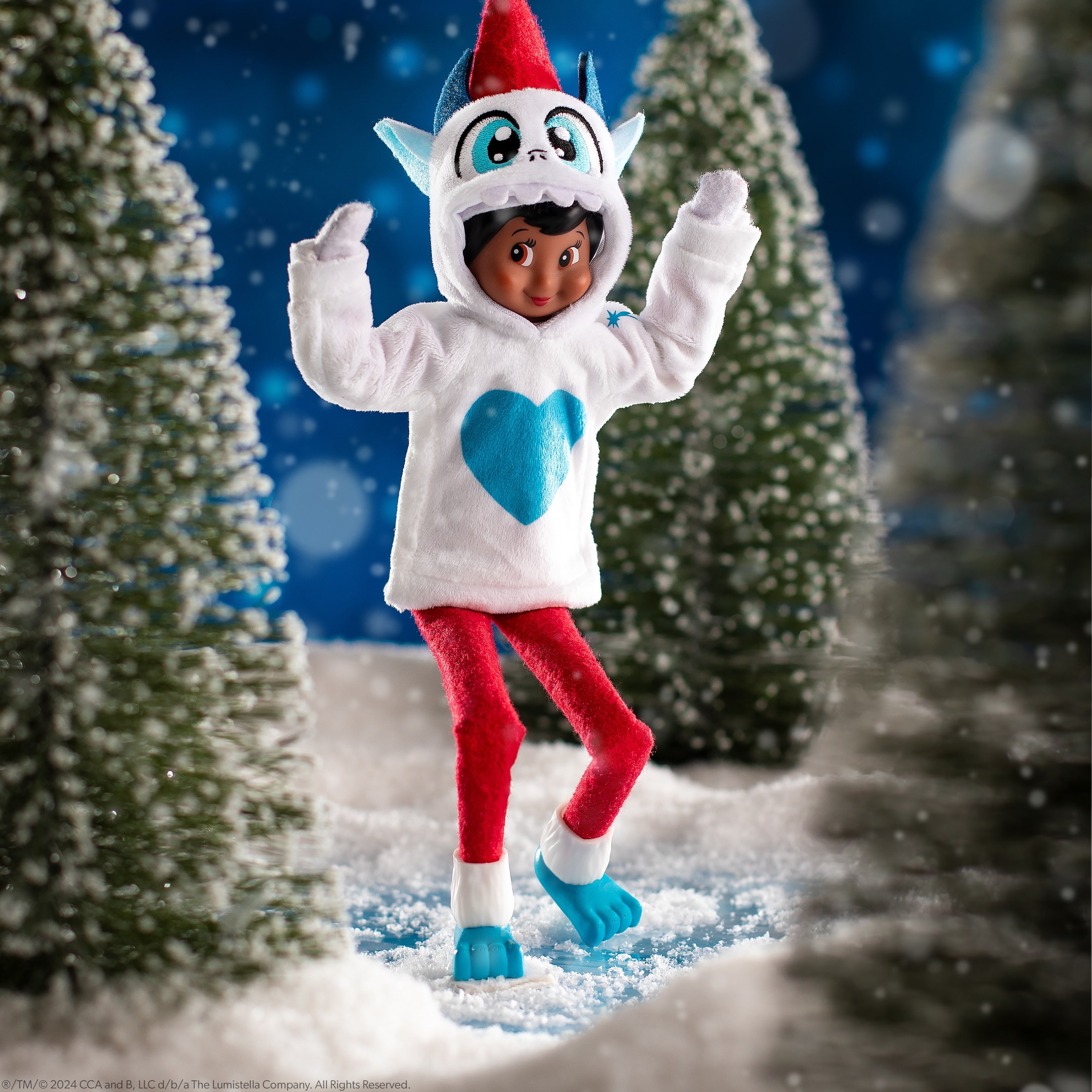 The Elf on the Shelf® Claus Couture Collection® Yeti Hoodie Set