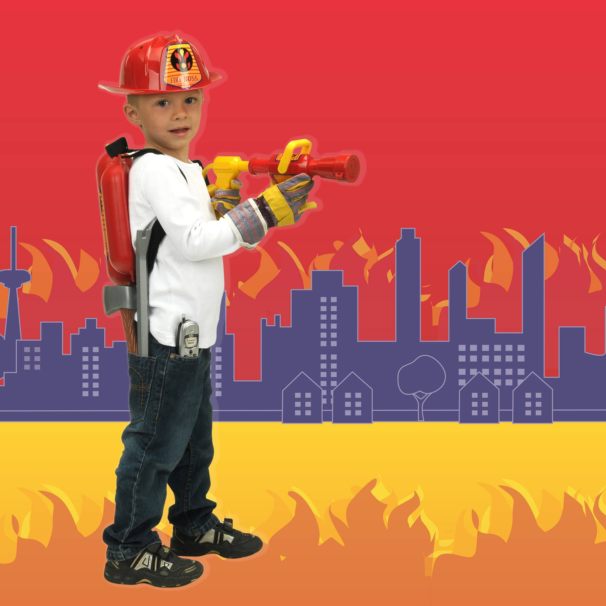 Theo Klein Fire Fighter Henry Fireman Toy Set