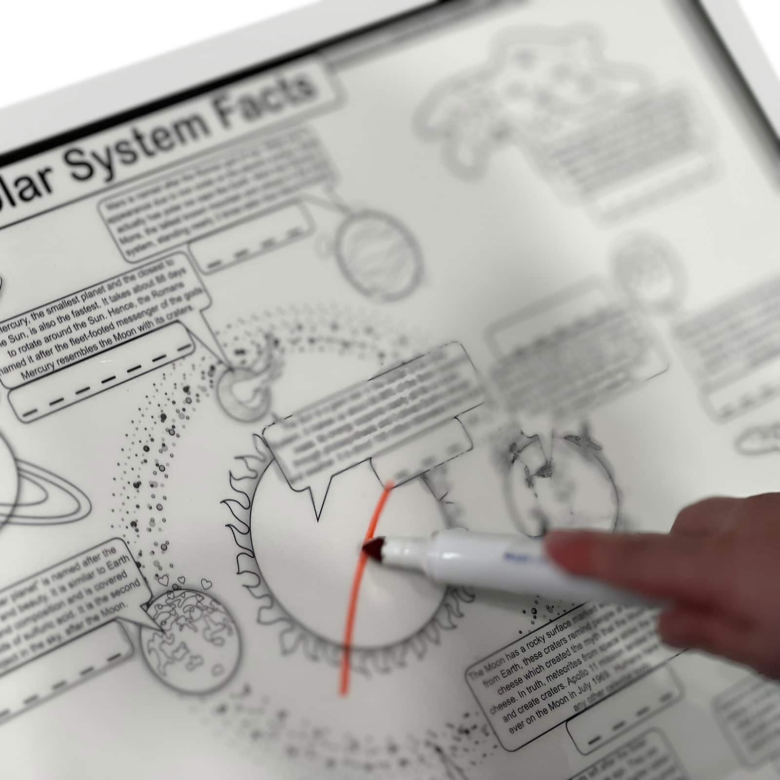 Tot Talk Solar System Placemat