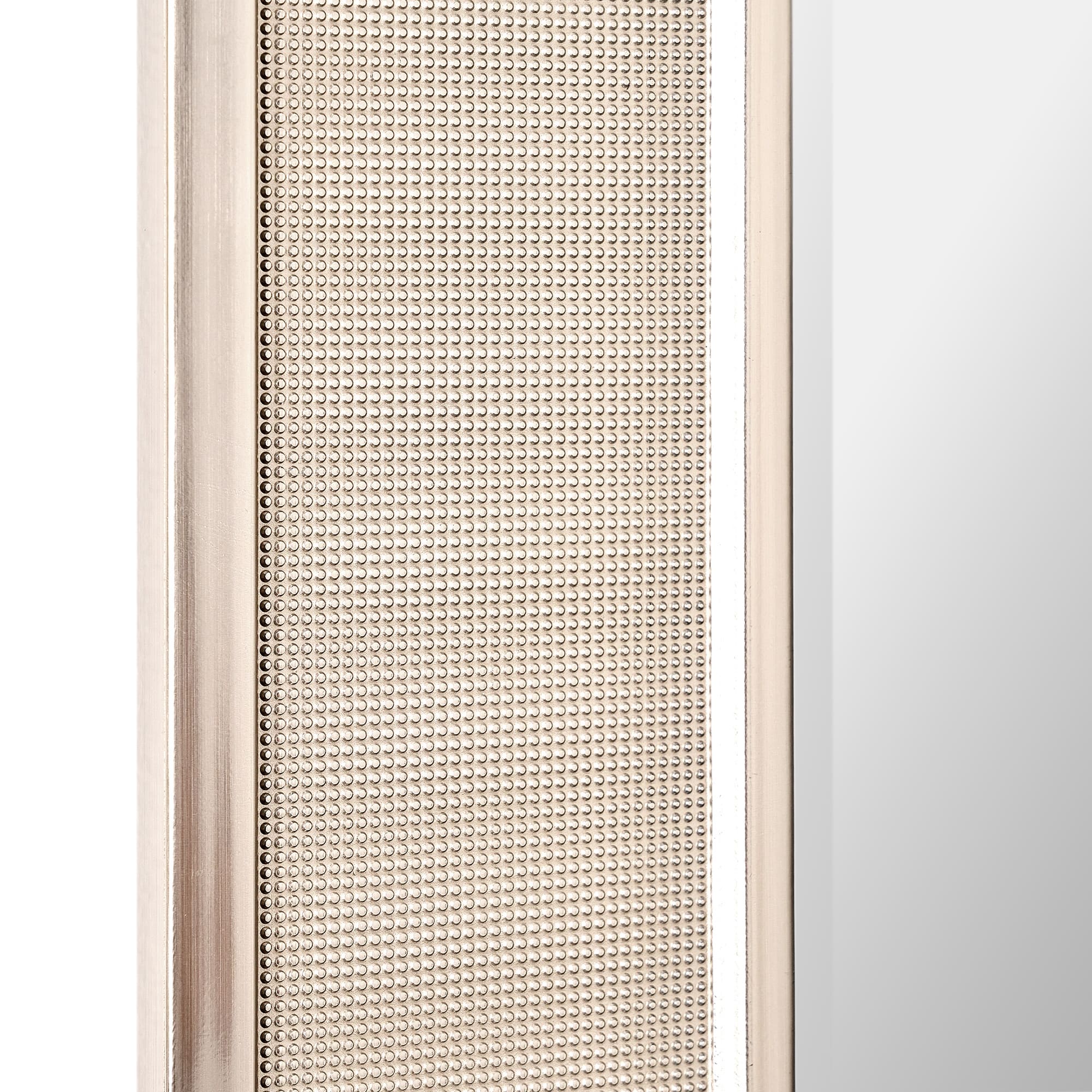 Head West Pave Brushed Nickel Stylish Bathroom &#x26; Wall Mirror