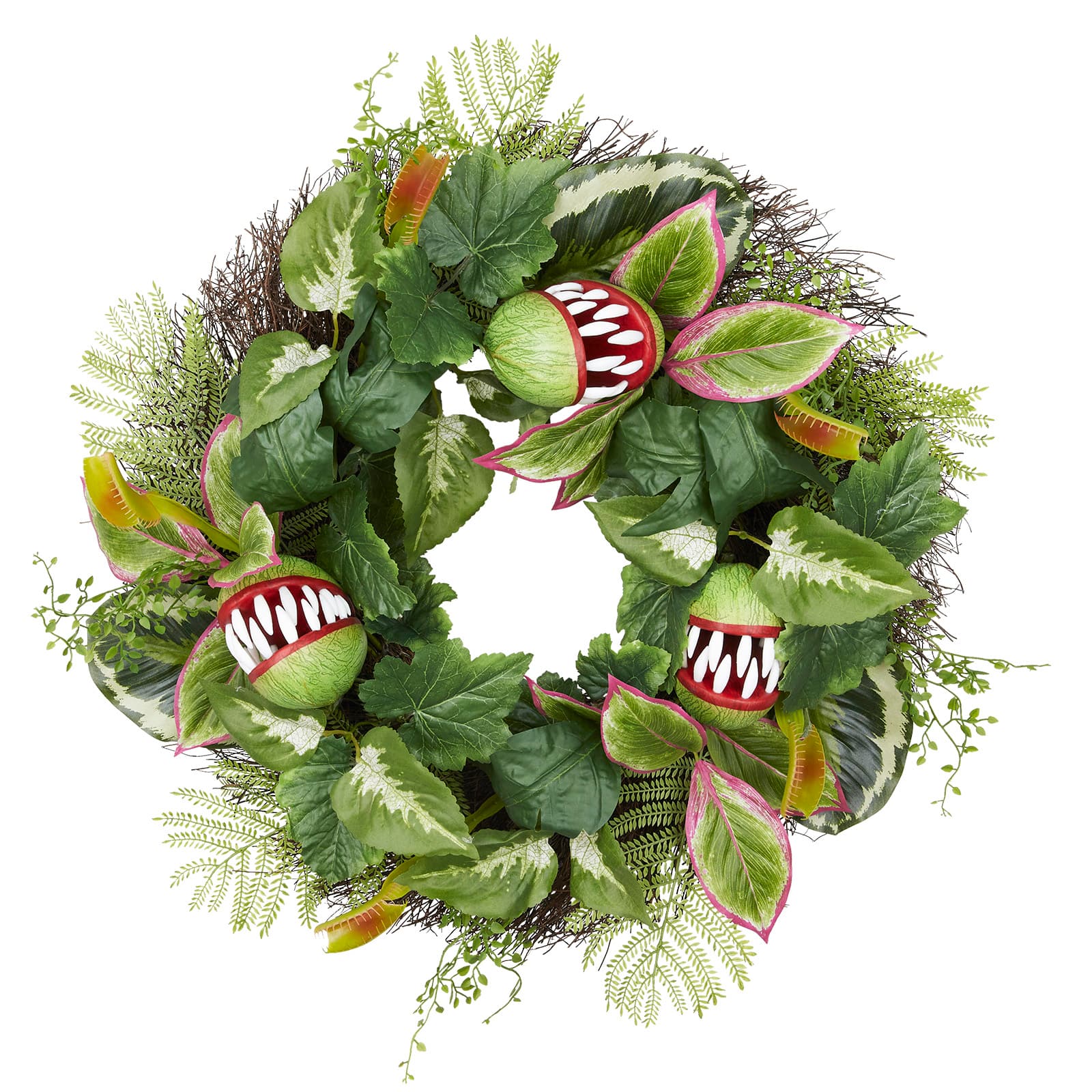 24&#x22; Green Venus Flytrap Wreath by Ashland&#xAE;