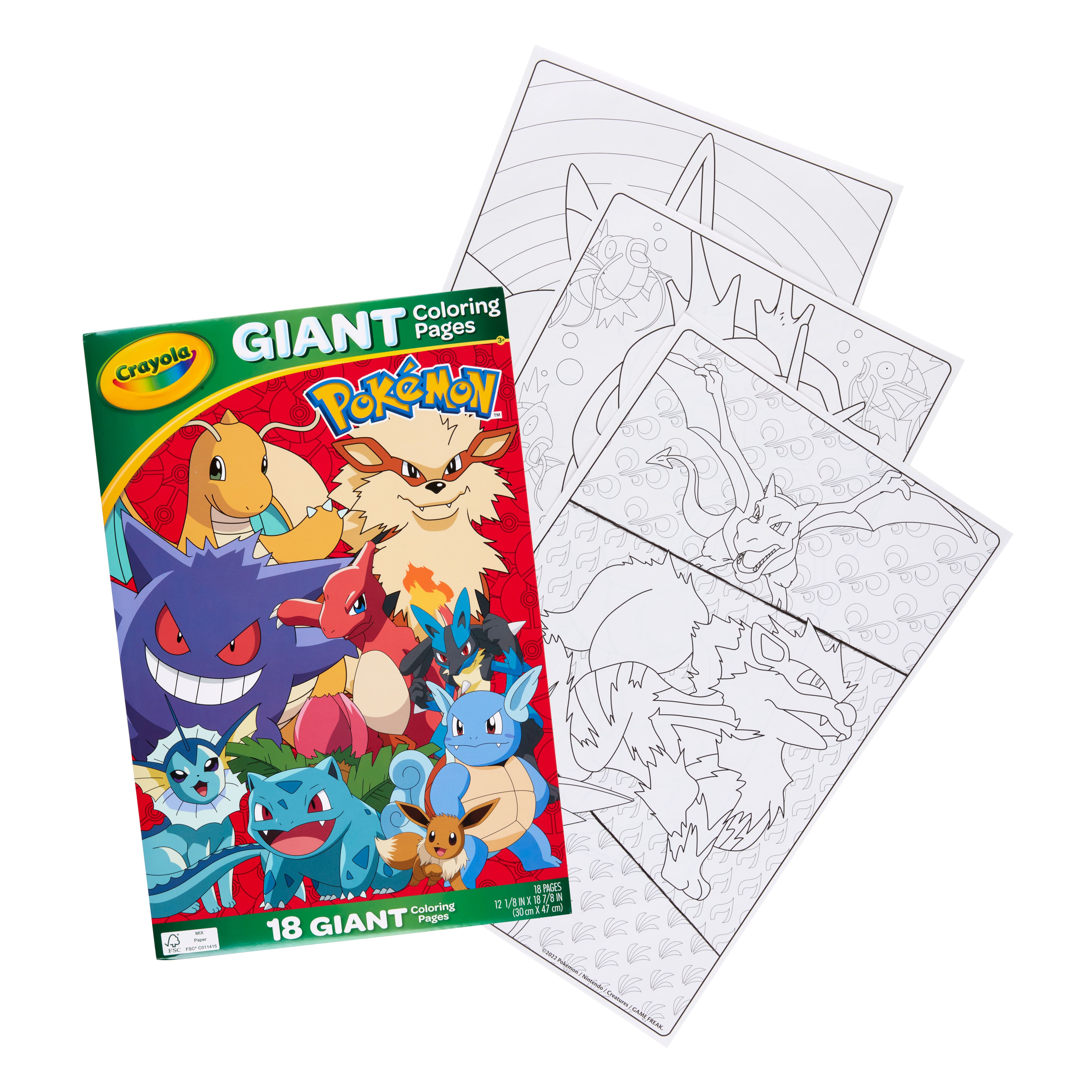 Crayola&#xAE; Pok&#xE9;mon&#x2122; Giant Coloring Pages