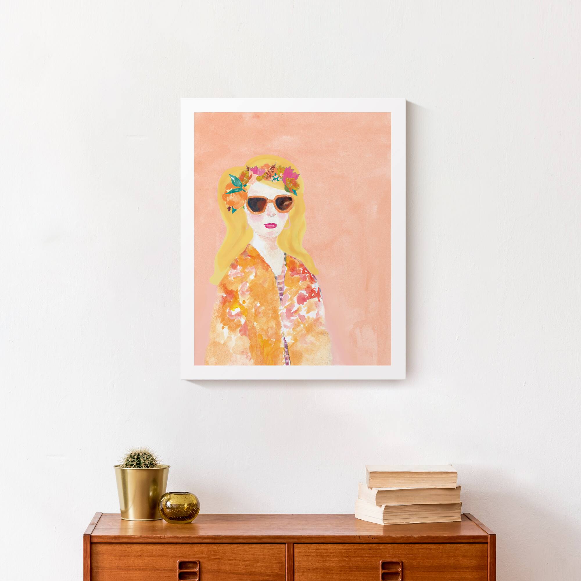 Watercolor Woman Canvas Wall Art
