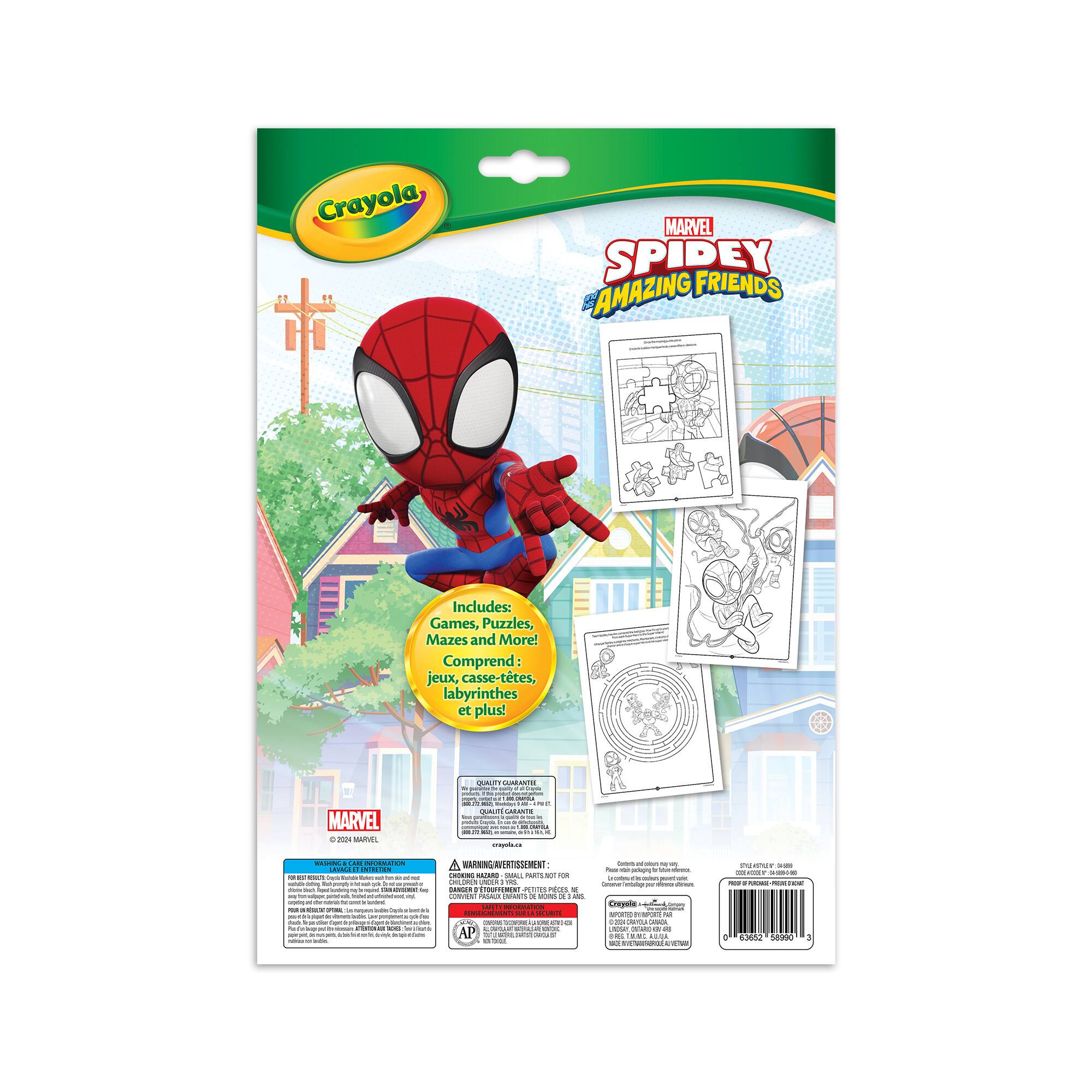 Crayola&#xAE; Spidey &#x26; Friends Colouring &#x26; Activity Book