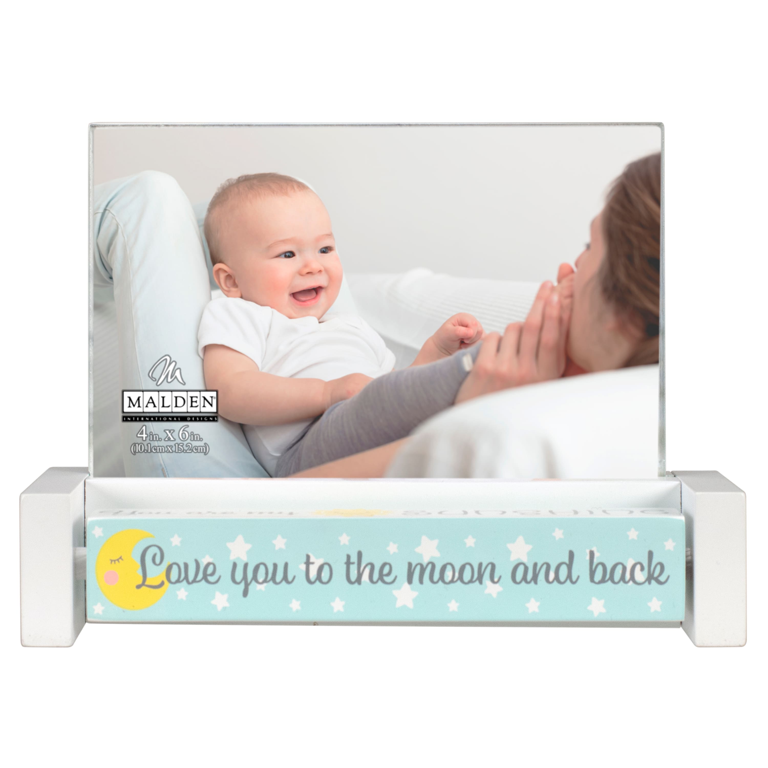 Malden International Designs Baby 4" x 6" Spin Quote Frame