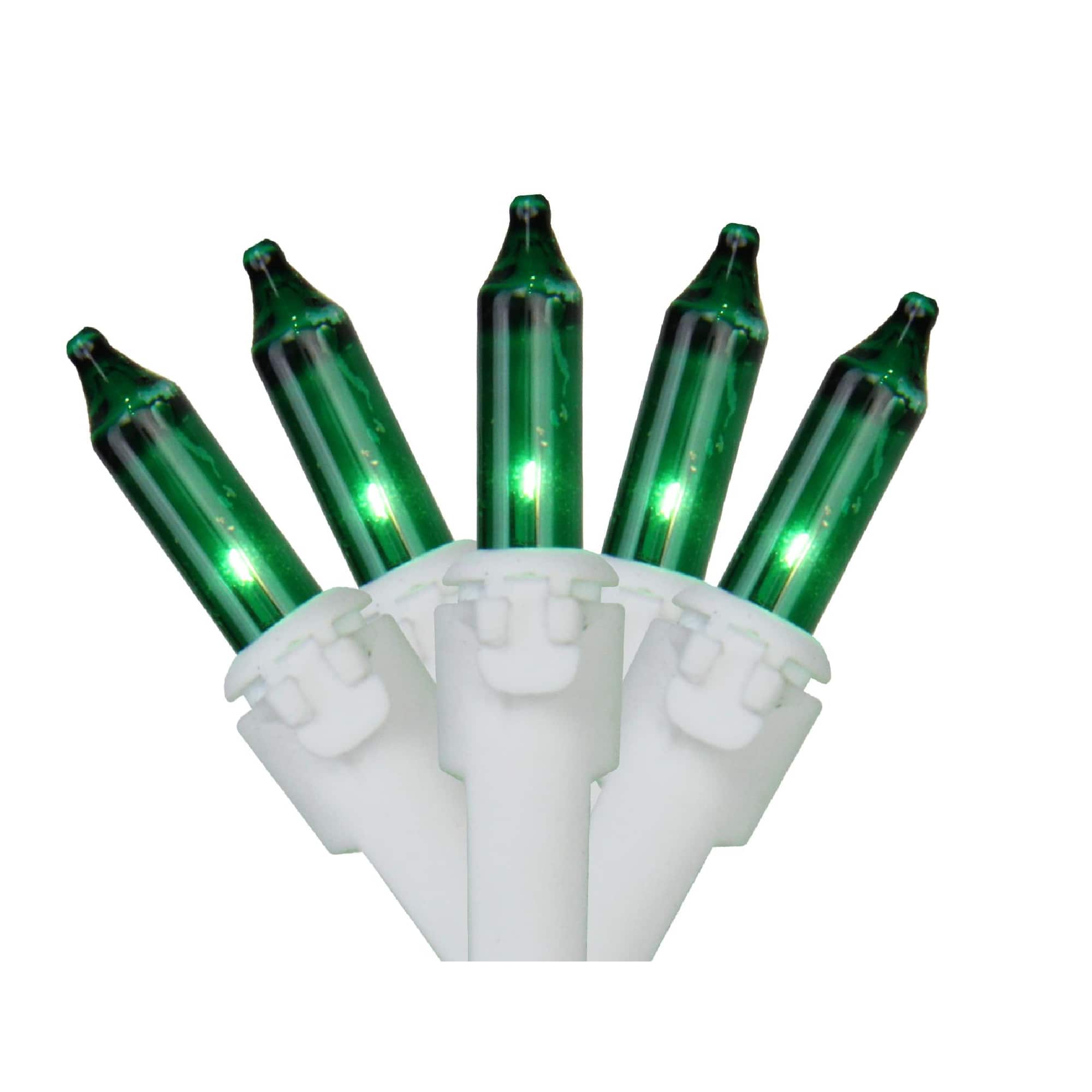 100ct. Green Mini Incandescent String Lights