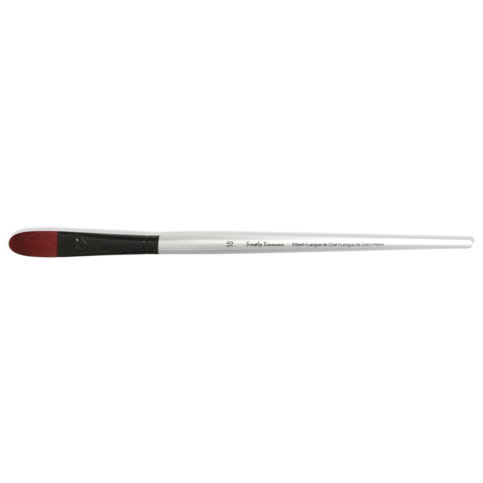 Simply Simmons ExtraFirm Synthetic Long Handle Filbert Brush Michaels