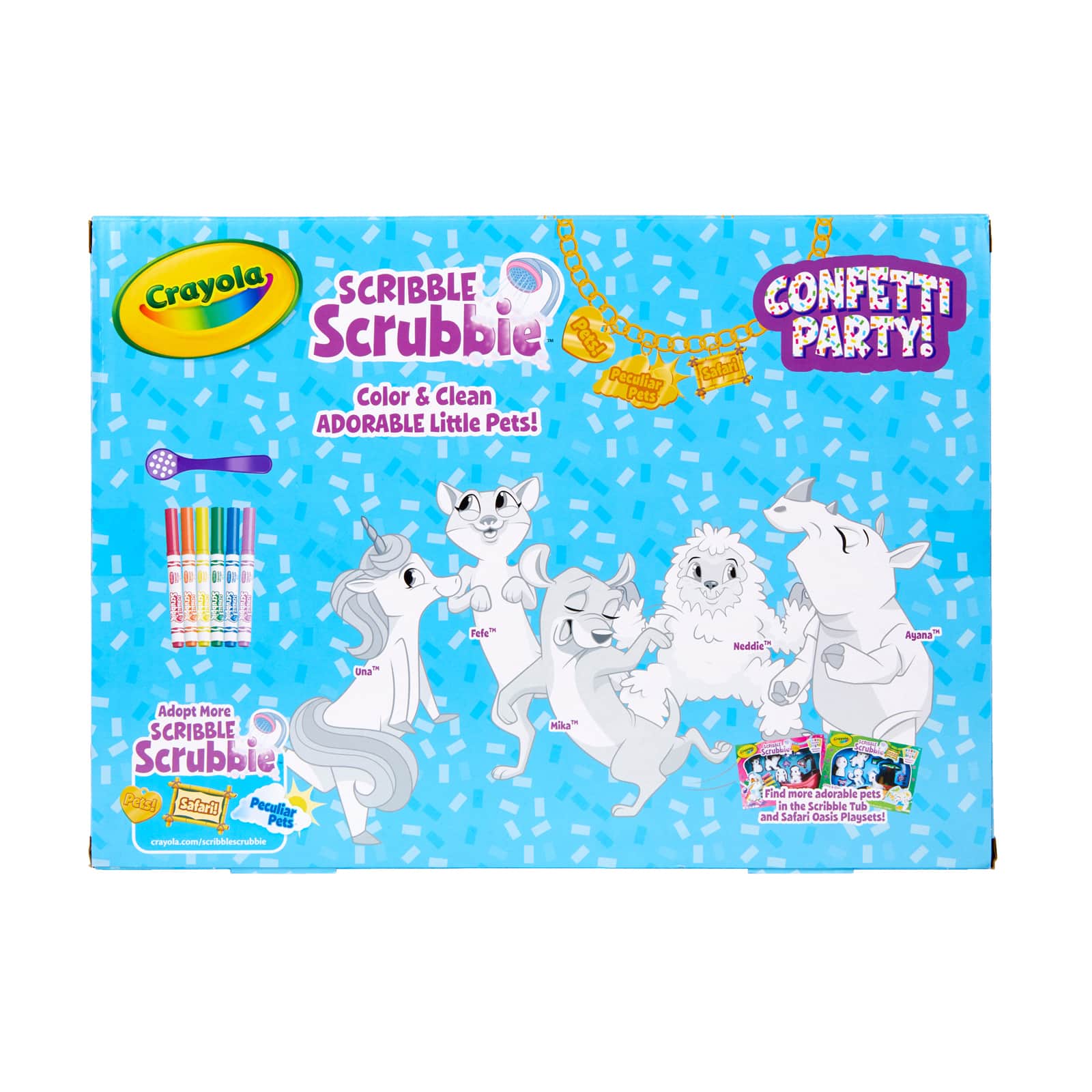 Crayola Scribble Scrubbie Pets! Safari Tub Set