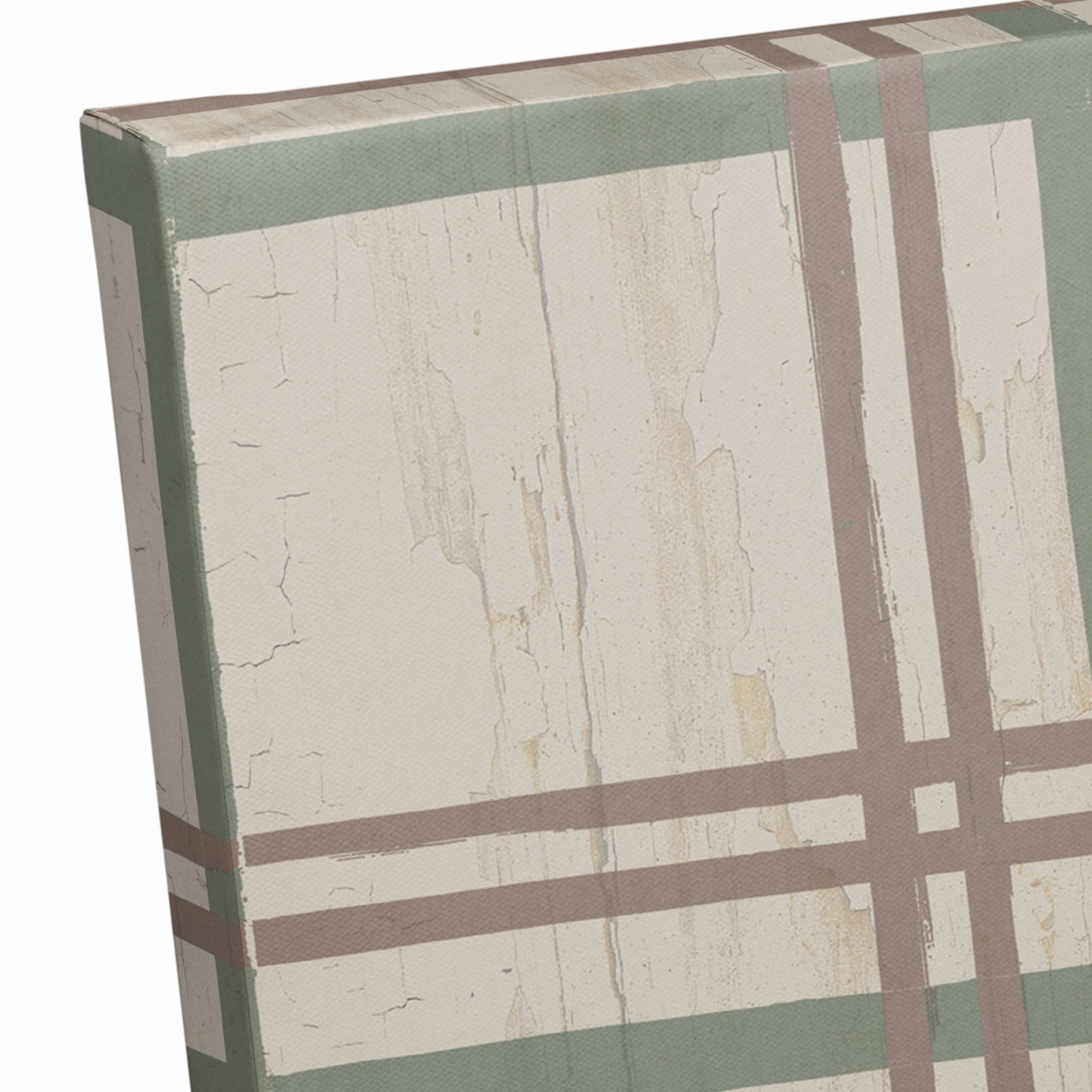 Merry & Bright Plaid Canvas Wall Art