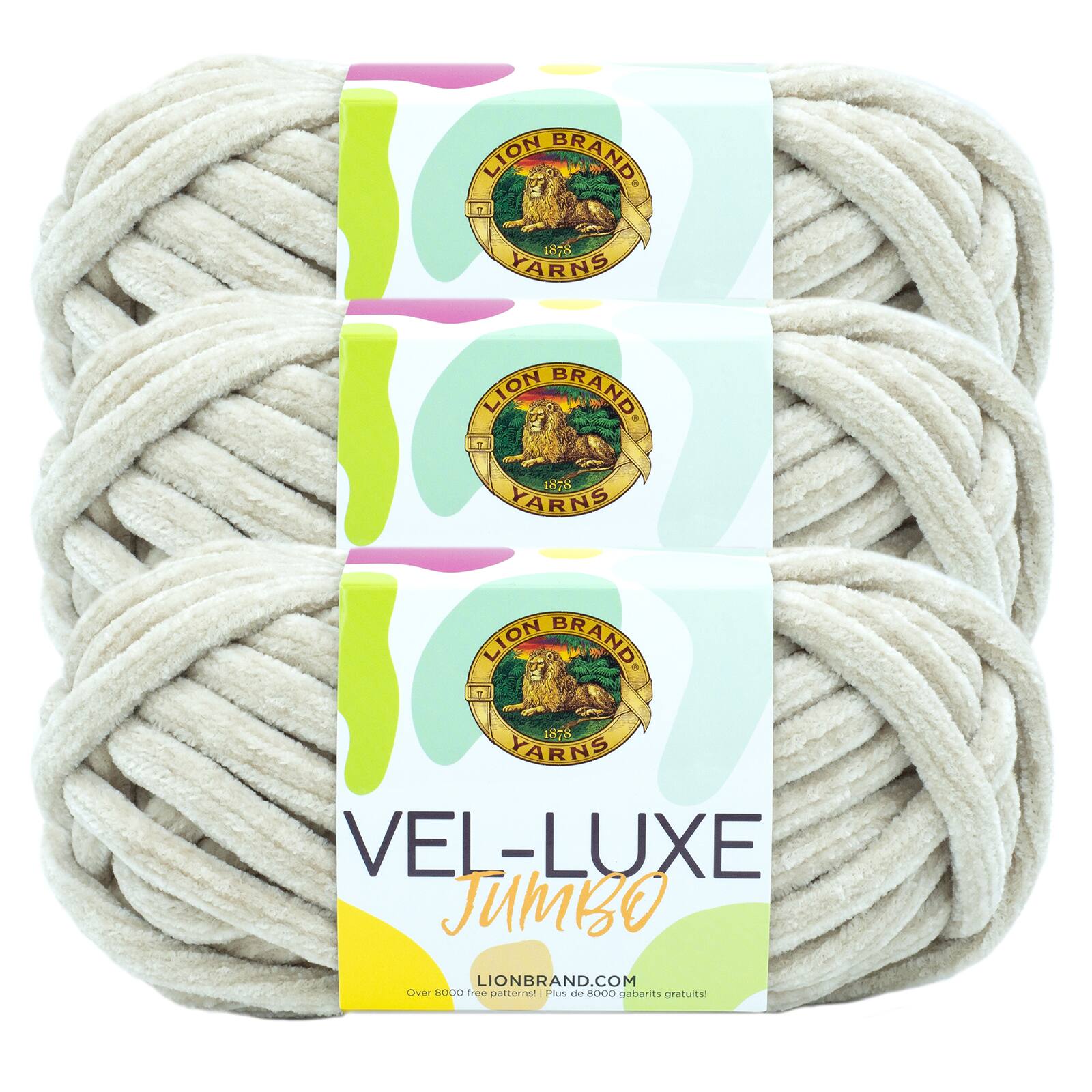3 Pack Lion Brand® VelLuxe Jumbo Yarn Michaels