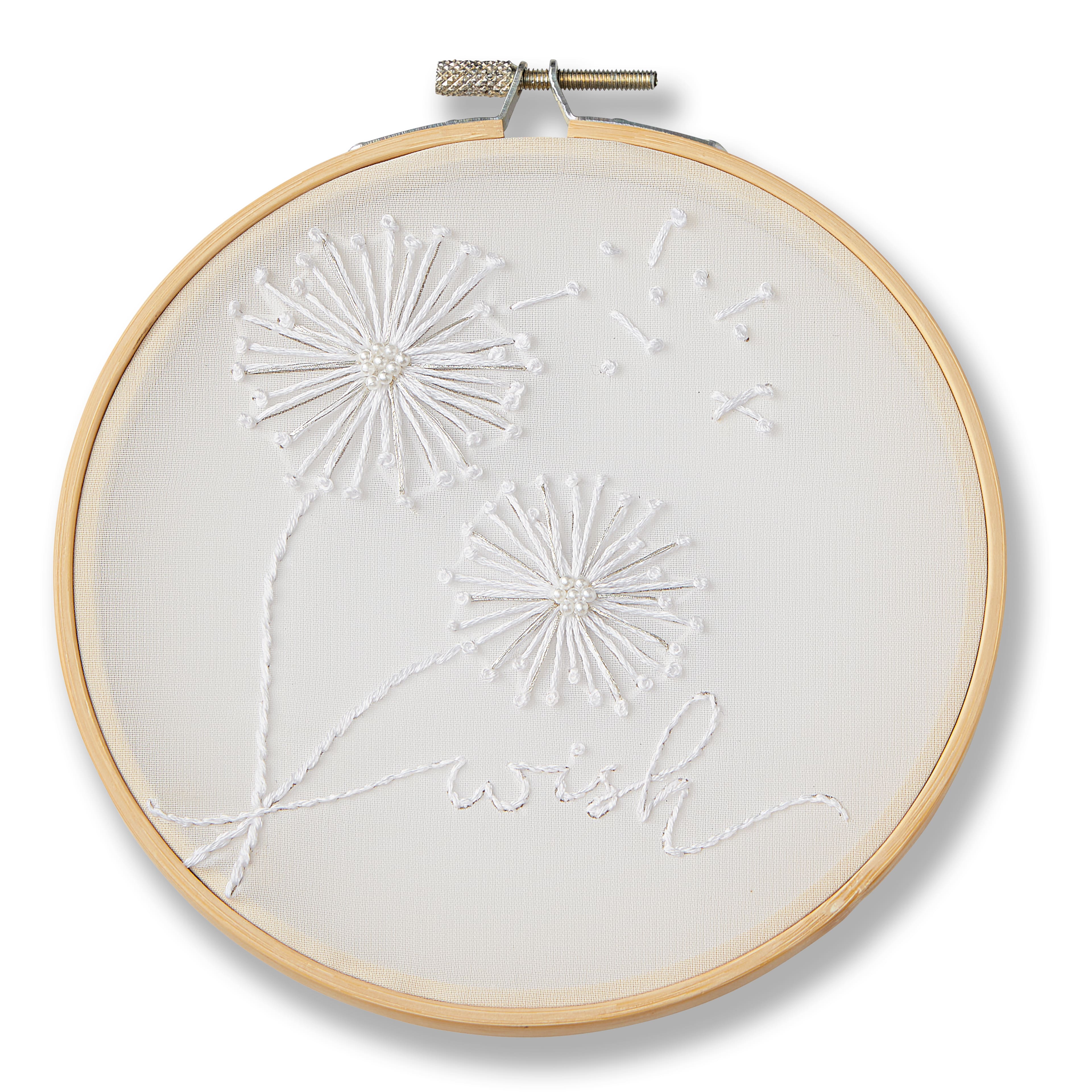 Dandelion Embroidery Kit by Loops &#x26; Threads&#xAE;