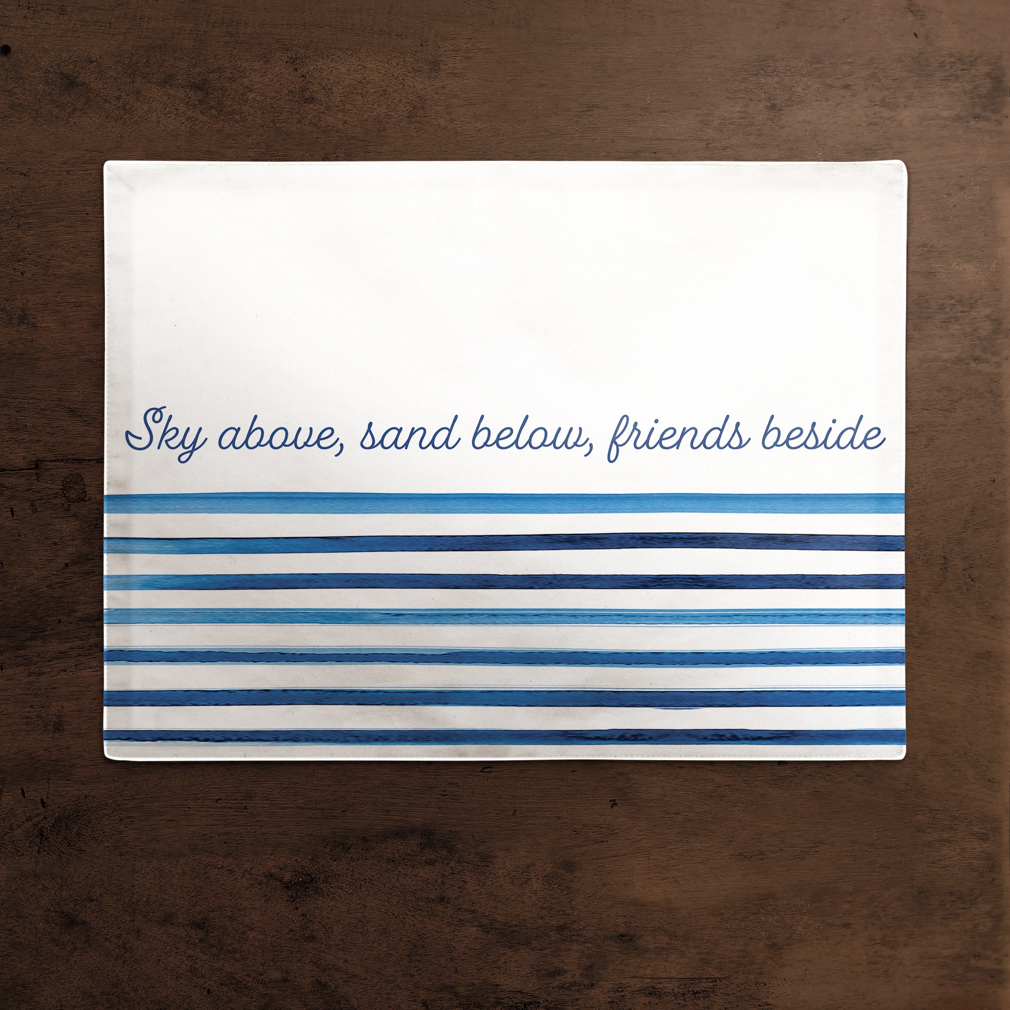 Sky Above Sand Below Cotton Twill Placemat