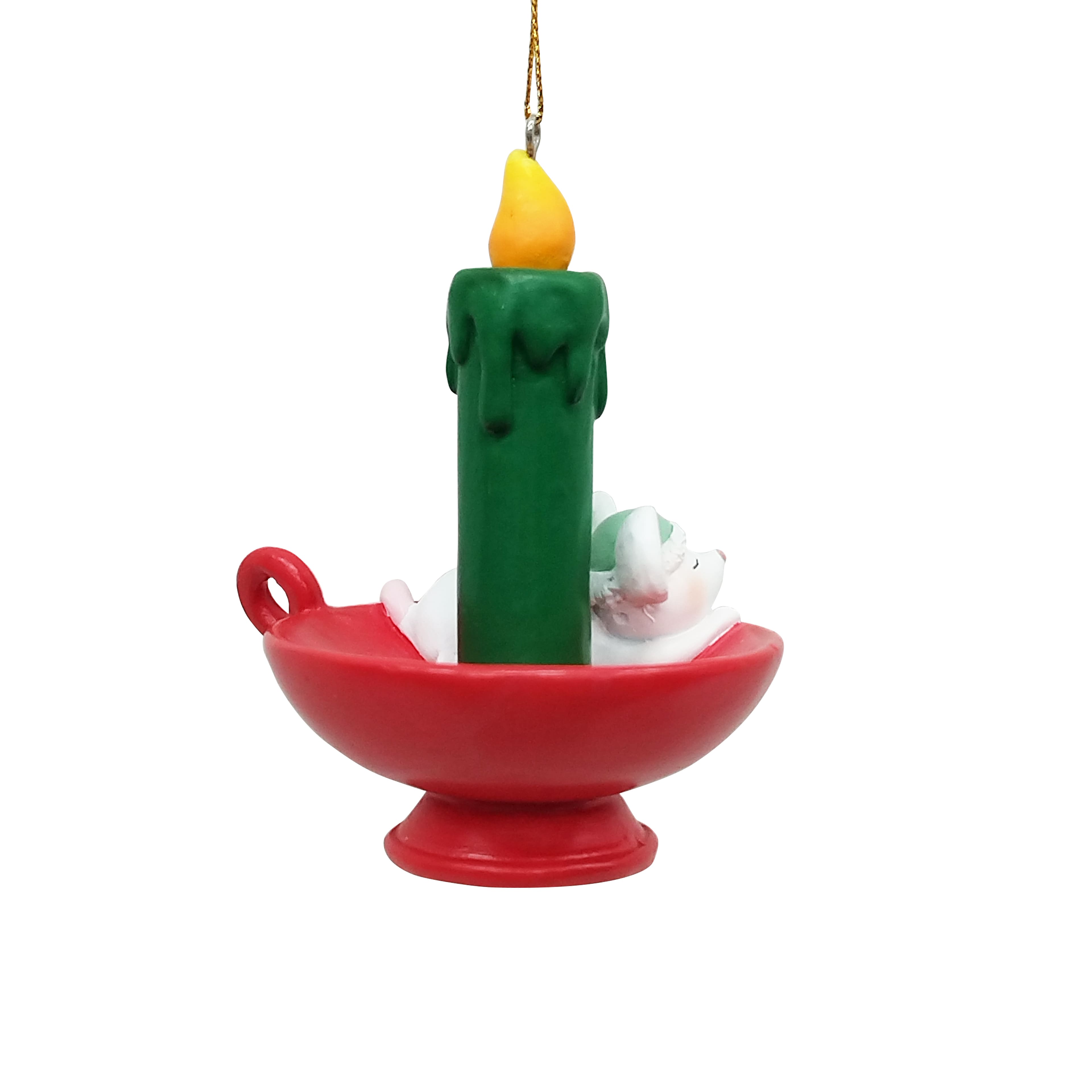 4" Candle with Mouse Ornament by Ashland®