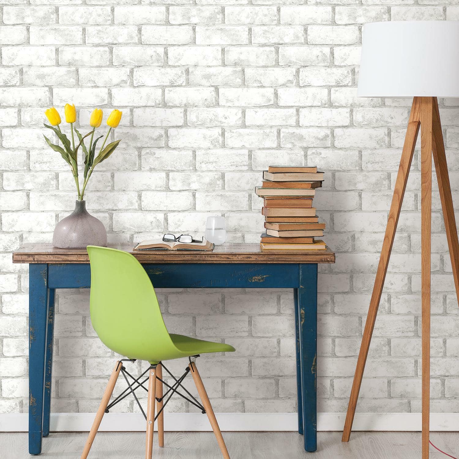 RoomMates Brick Peel &#x26; Stick Wallpaper