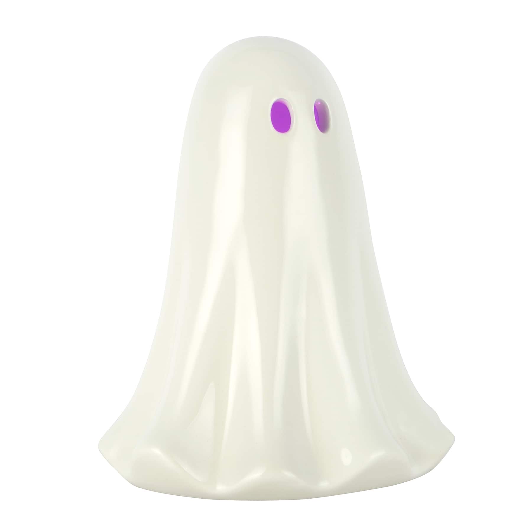 6.5&#x22; Light Up Ceramic Ghost Tabletop D&#xE9;cor by Ashland&#xAE;