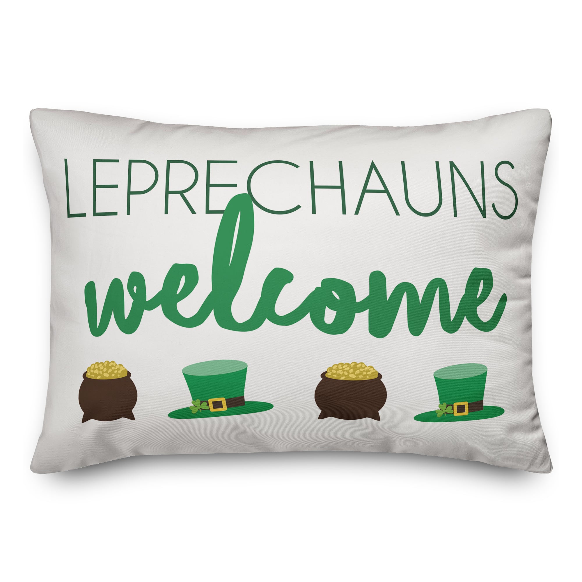 Leprechauns Welcome Throw Pillow