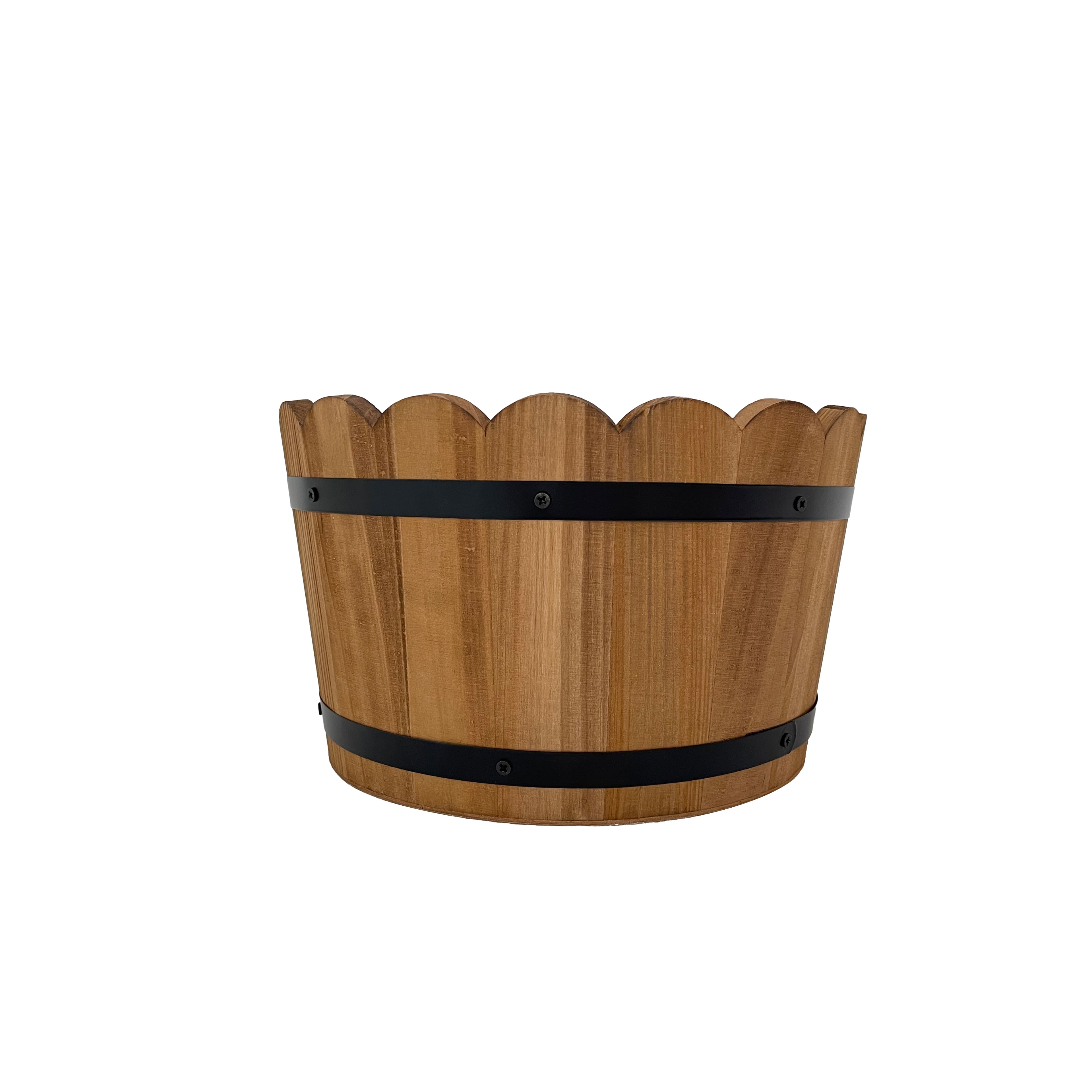 10&#x22; Wood &#x26; Metal Barrel by Ashland&#xAE;