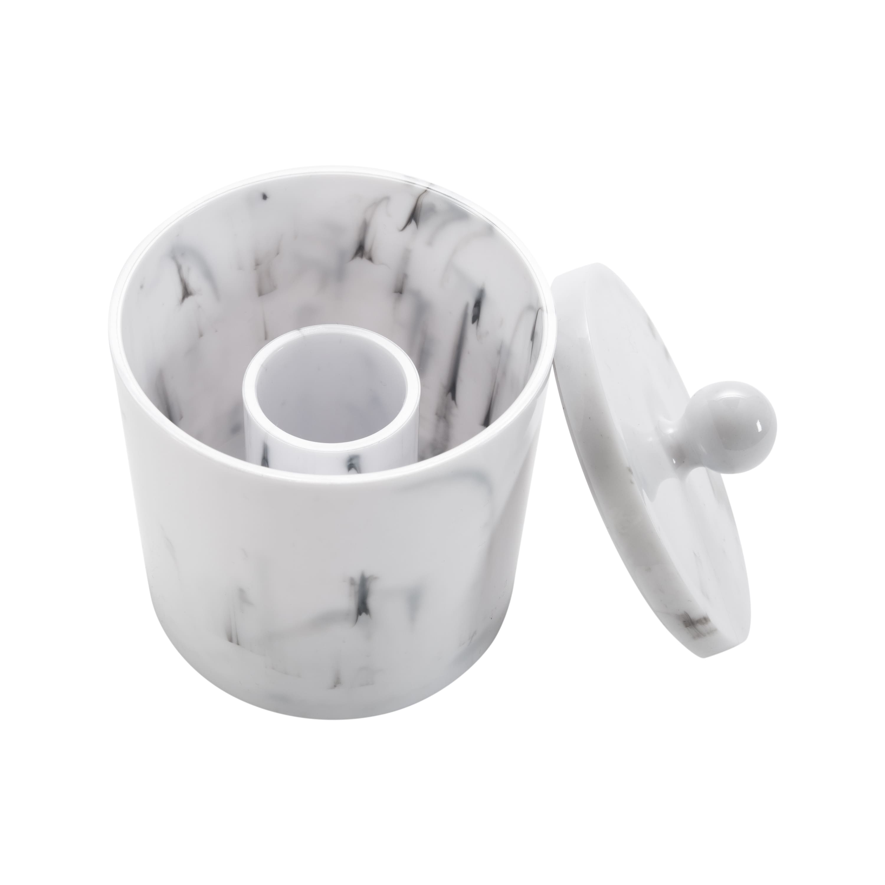 Simplify Q-Tip &#x26; Cotton Marble Holder