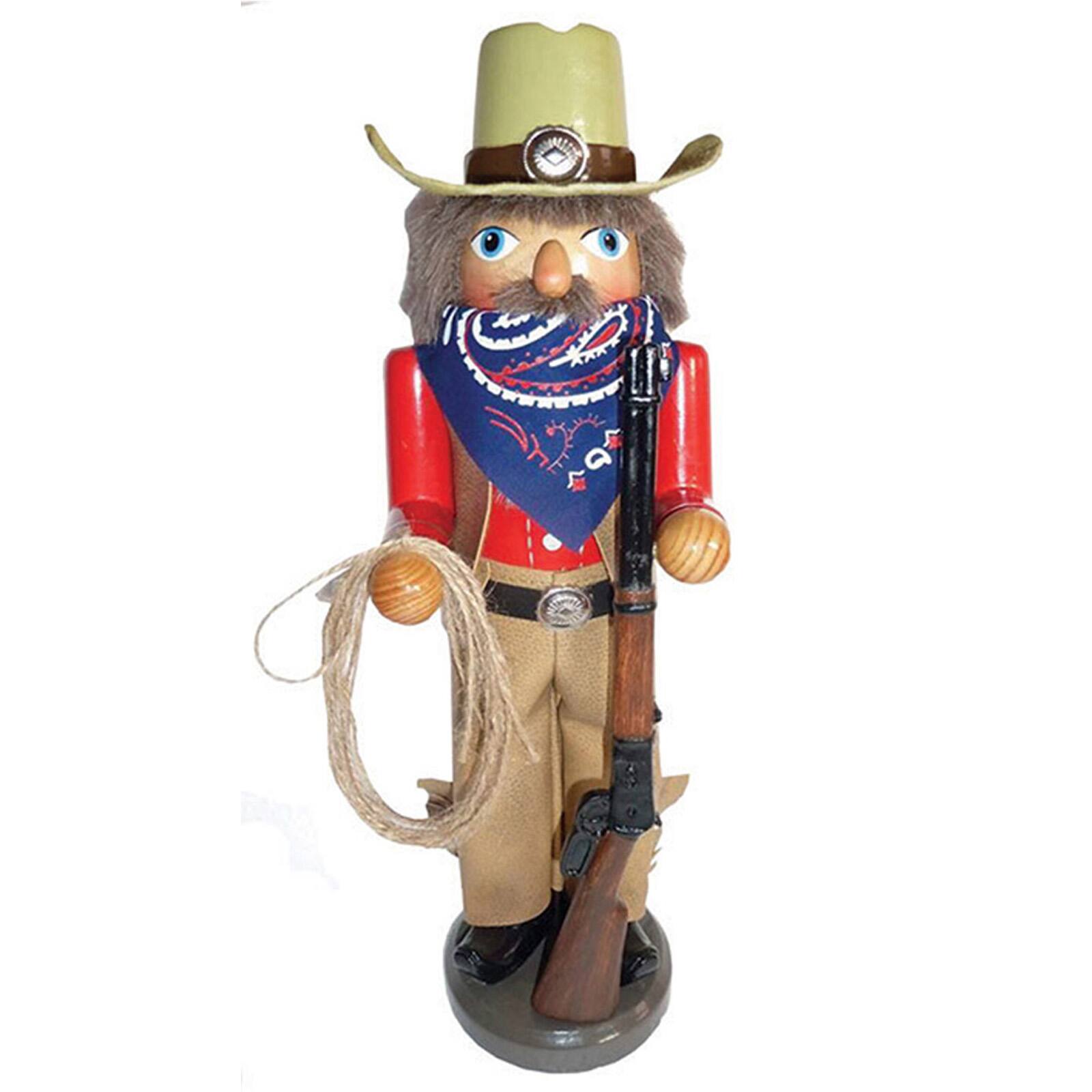 Santa&#x27;s Workshop 14.5&#x22; Home On The Range Nutcracker