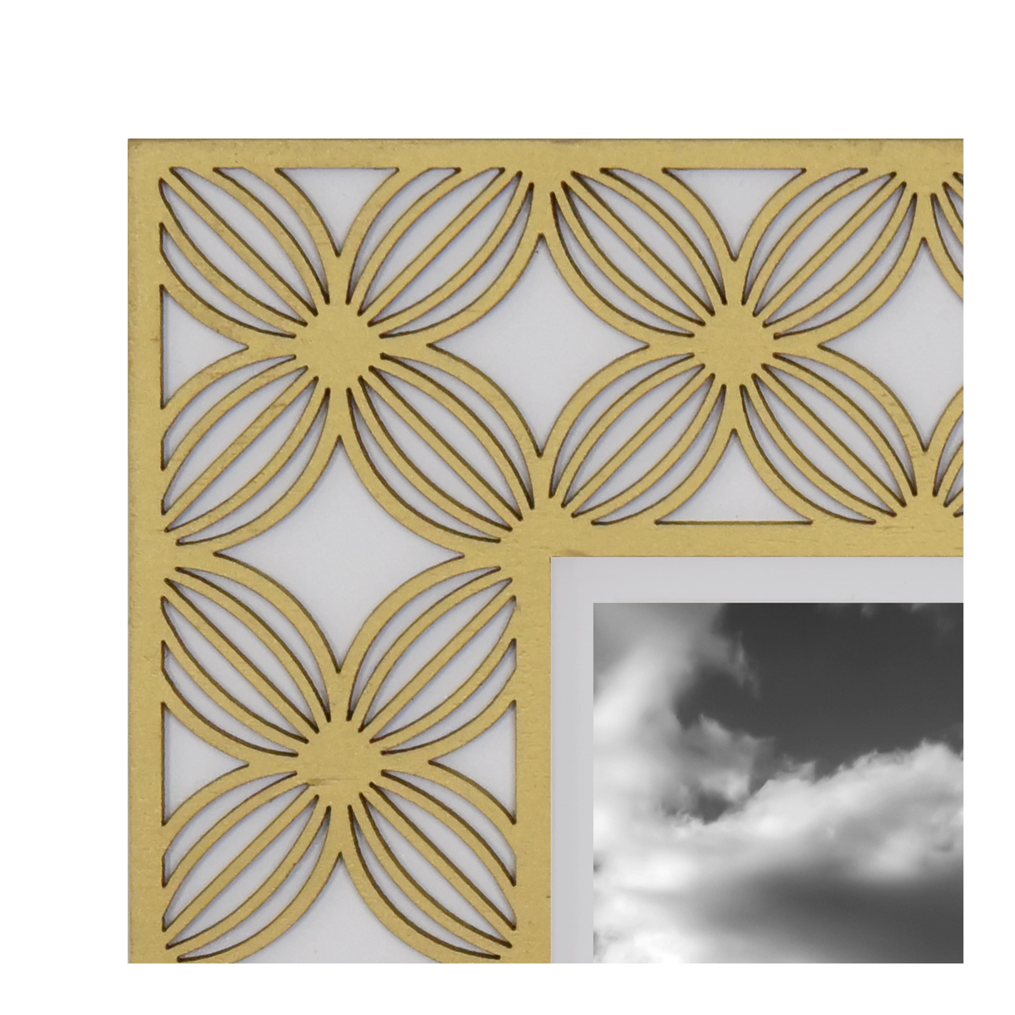 4&#x22; x 6&#x22; Gold Laser-Cut Frame by Studio D&#xE9;cor&#x2122; Treasured Finds