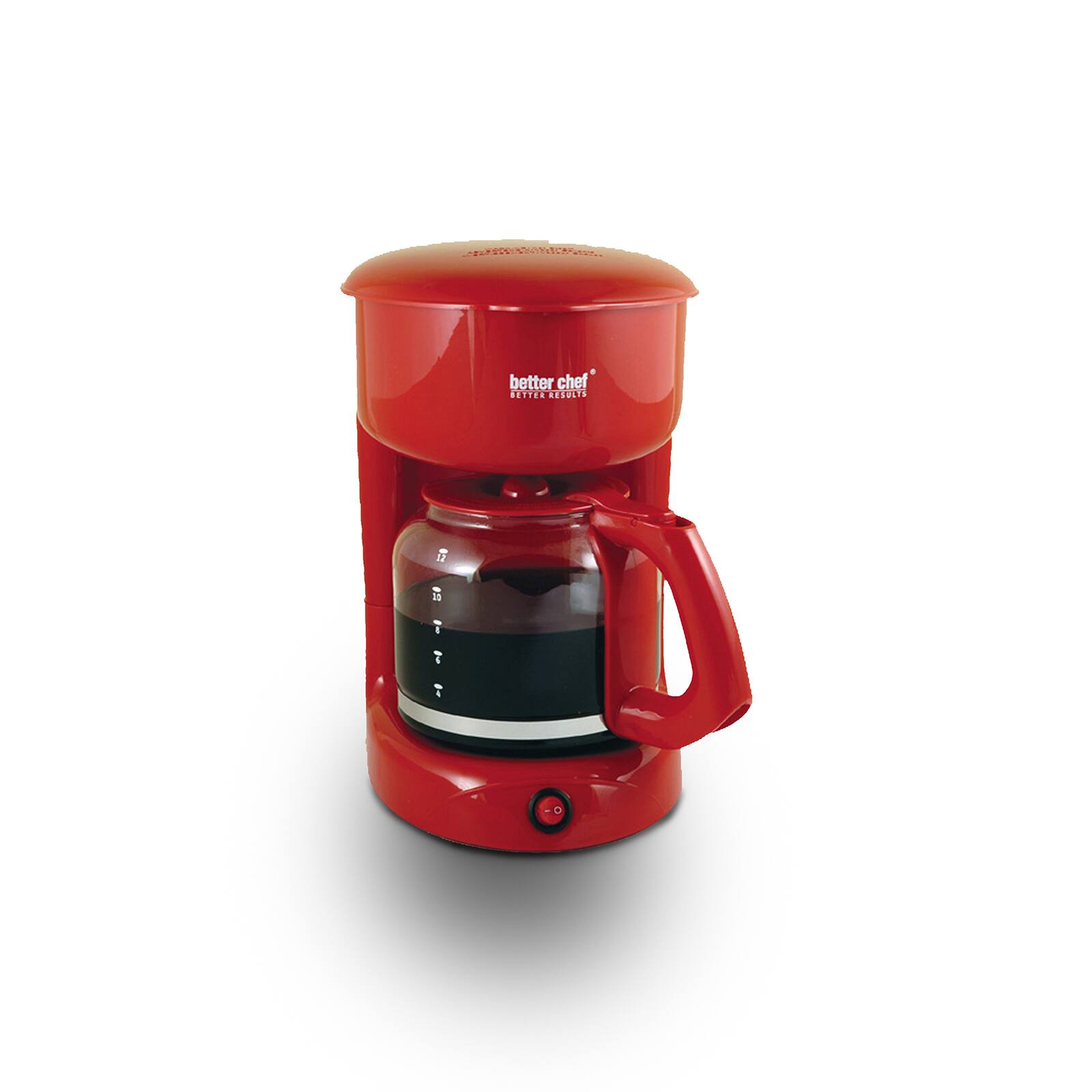 Better Chef 12-cup Red Coffeemaker 