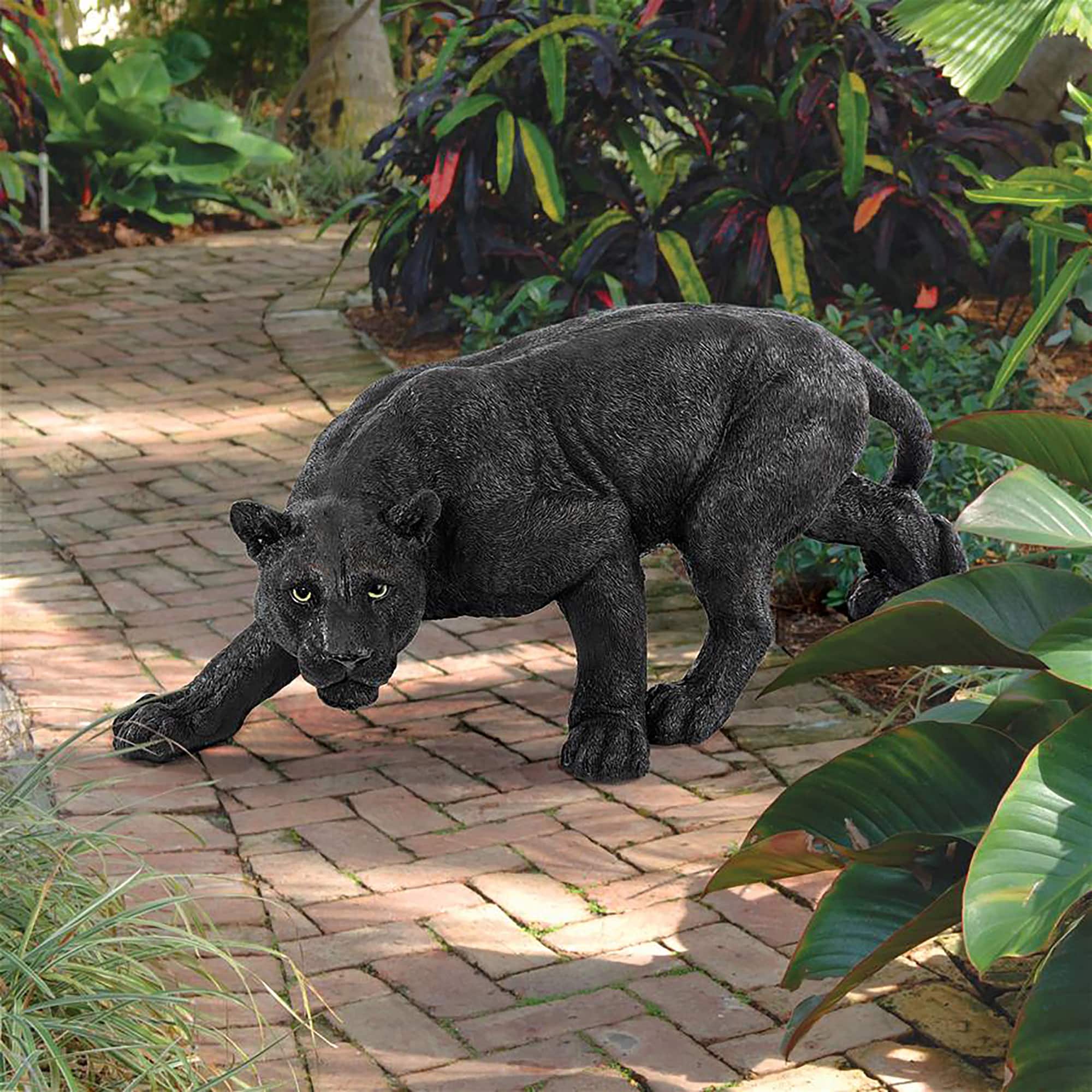 Design Toscano 26&#x22; Black Panther Statue