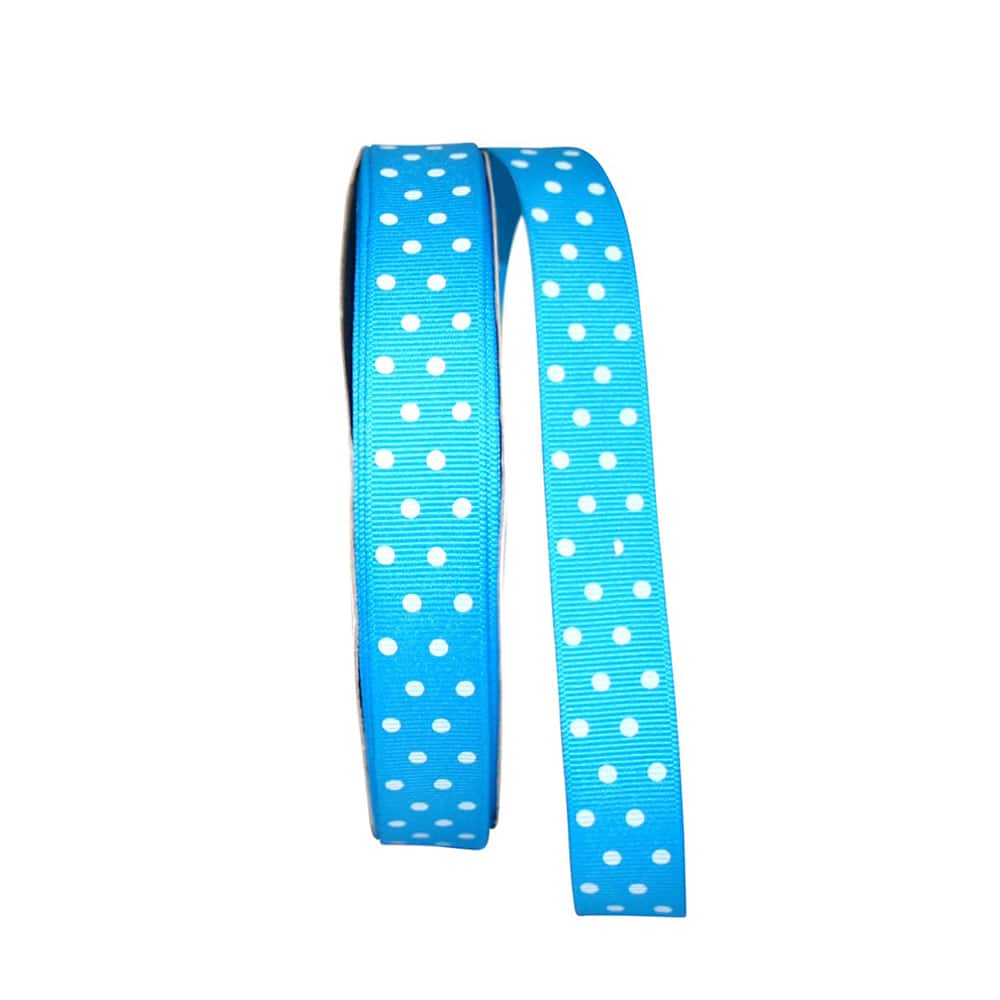 JAM Paper 7/8&#x22; x 50yd. Grosgrain Confetti Dots Ribbon