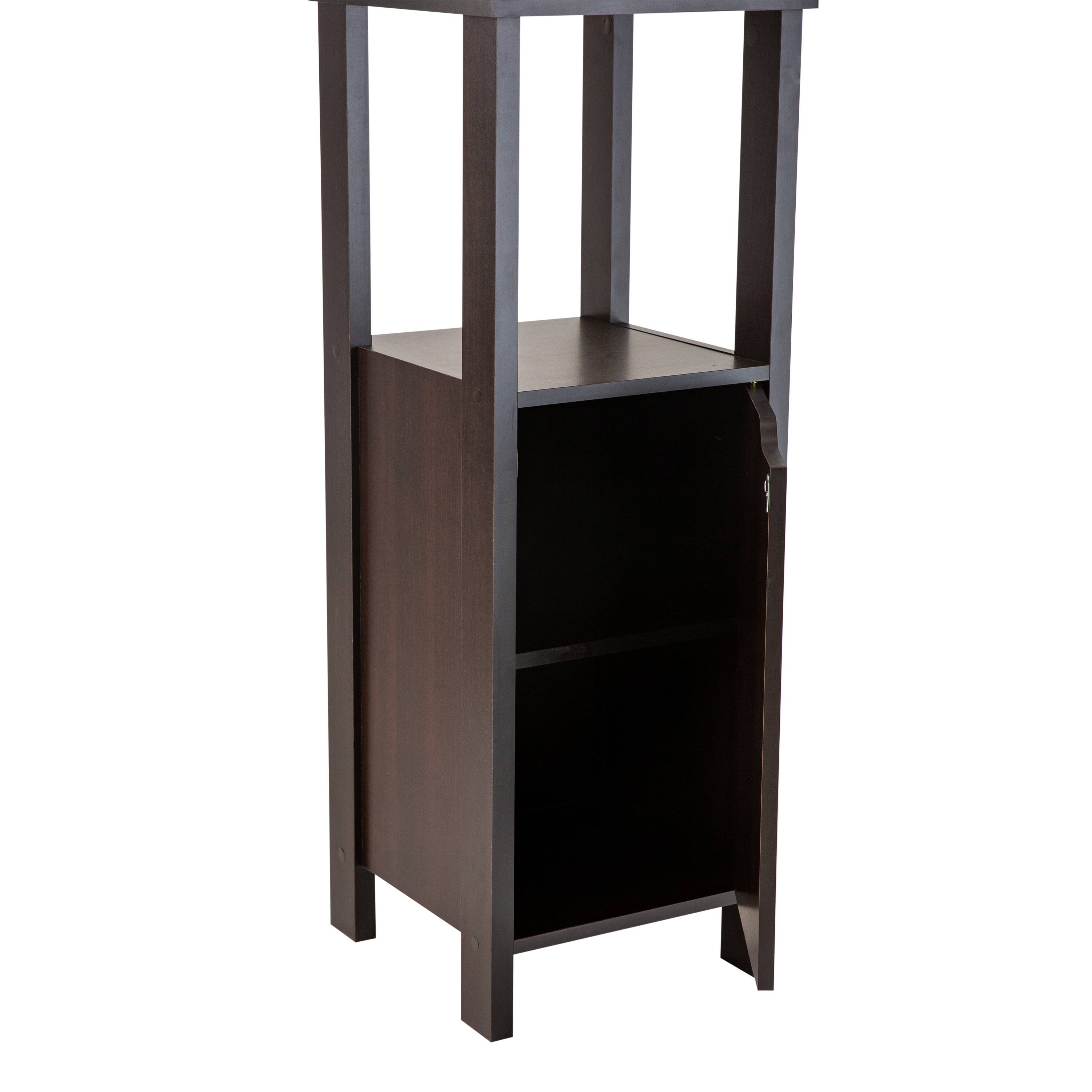 Organize It All 67&#x22; Espresso 5-Shelf Ambassador High Cabinet