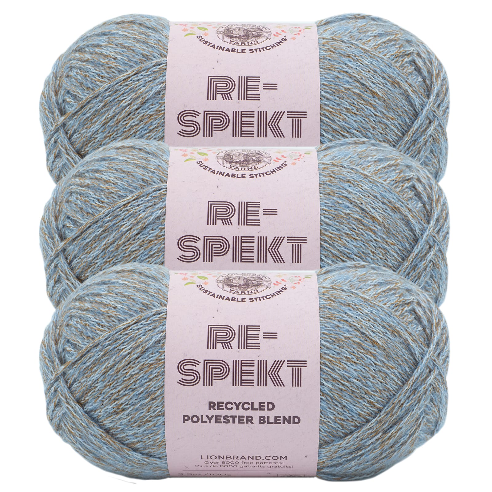 3 Pack Lion Brand® Re-Spekt Yarn