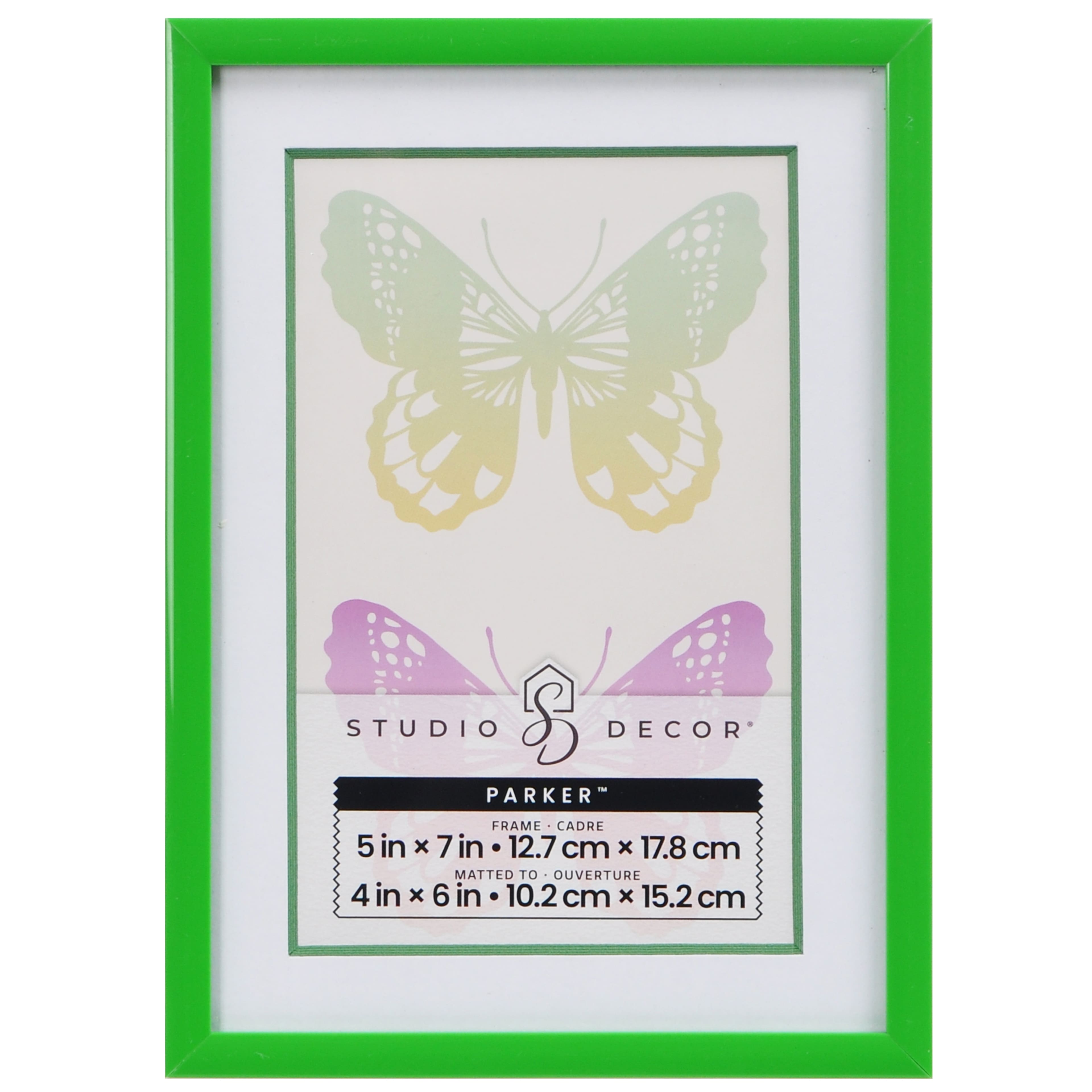 Lime Green Frame with Mat, Parker&#x2122; by Studio D&#xE9;cor&#xAE;