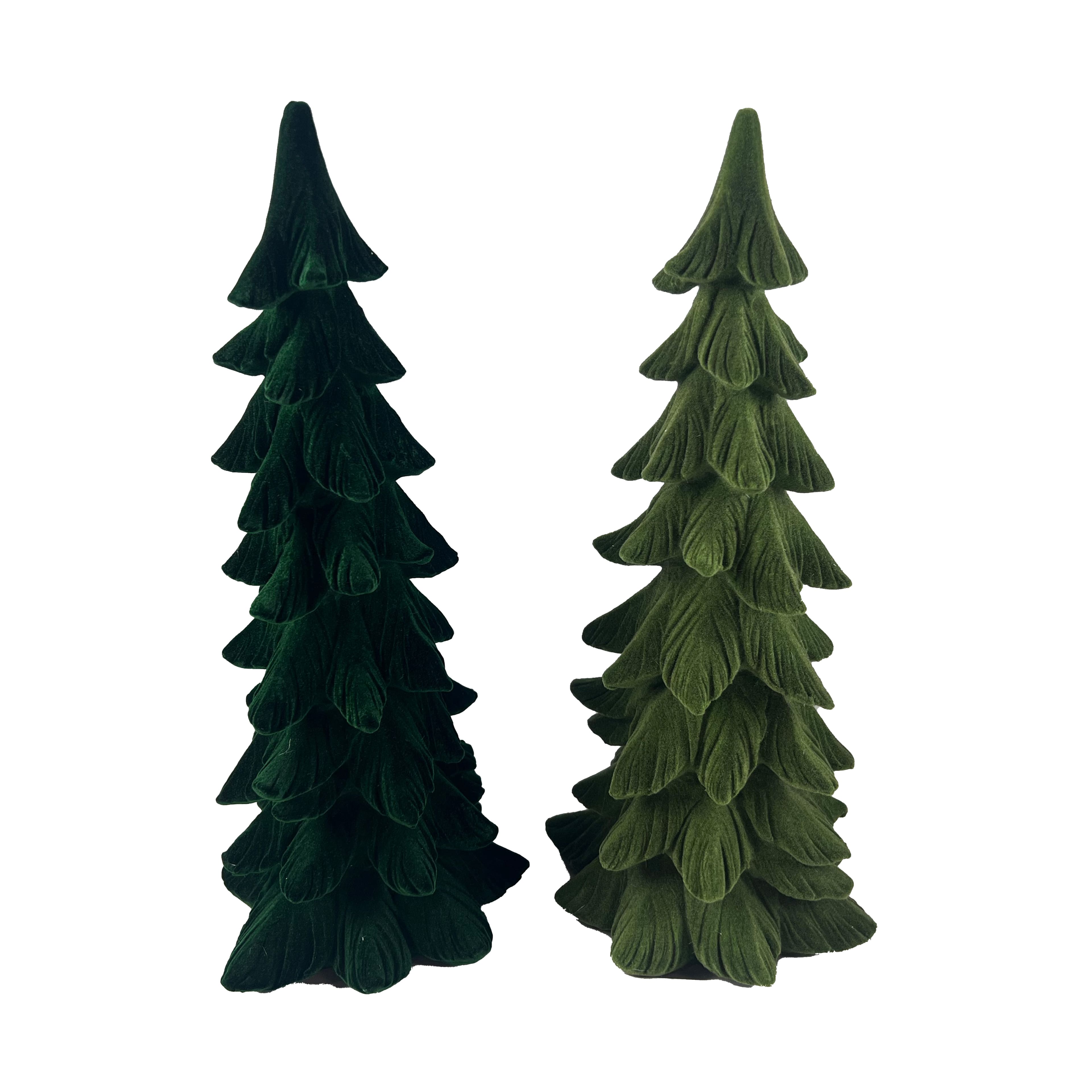 Assorted 12&#x22; Flocked Tree Tabletop D&#xE9;cor by Ashland&#xAE;, 1pc.