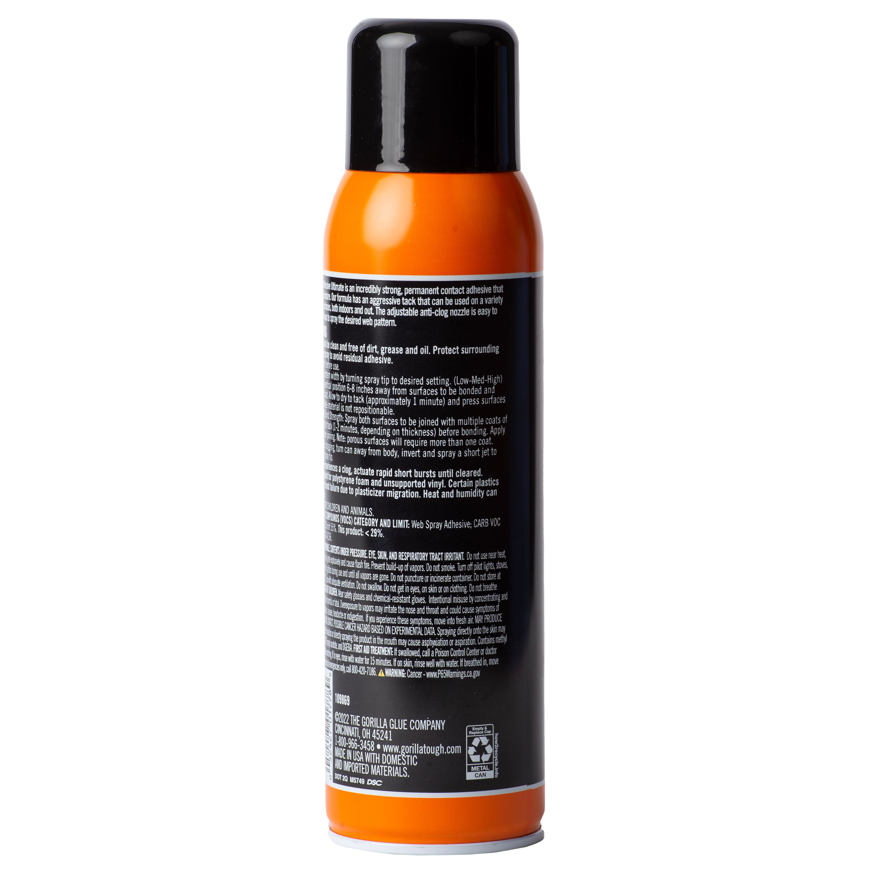 Gorilla® Ultimate Contact Adhesive Spray