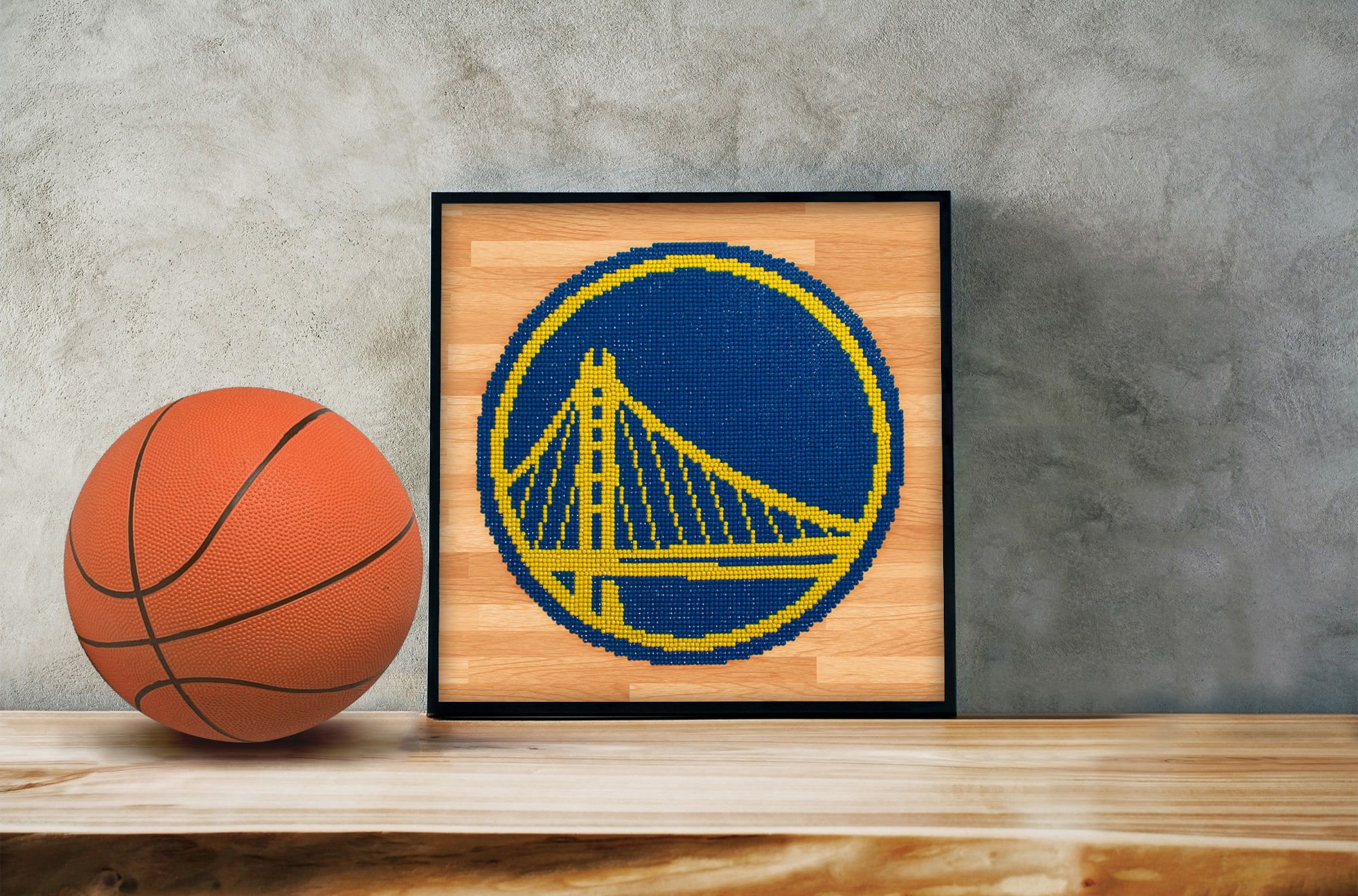 Camelot&#xAE; Dots Intermediate NBA Golden State Warriors Diamond Painting Kit