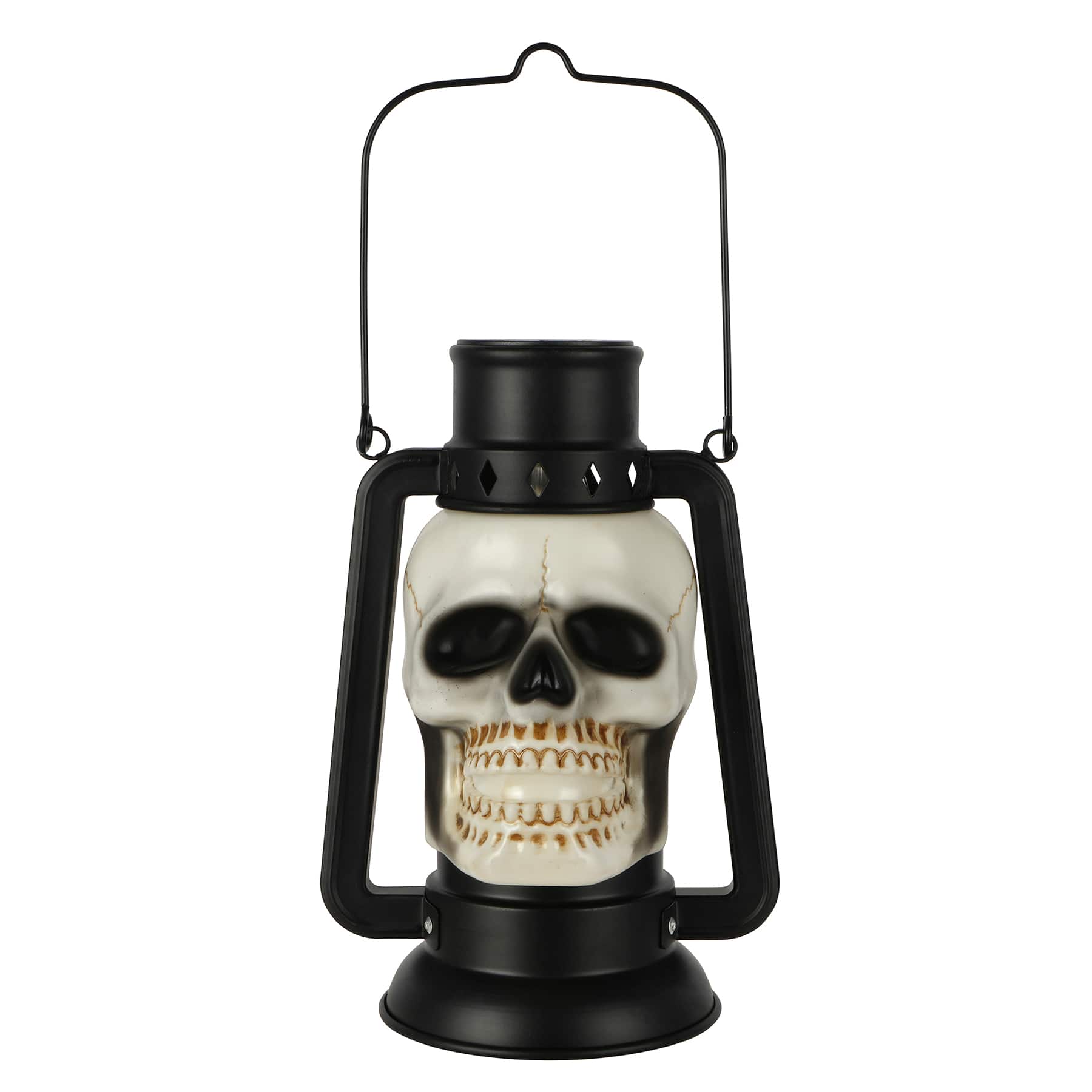 11&#x22; Skull Solar Lantern by Ashland&#xAE;